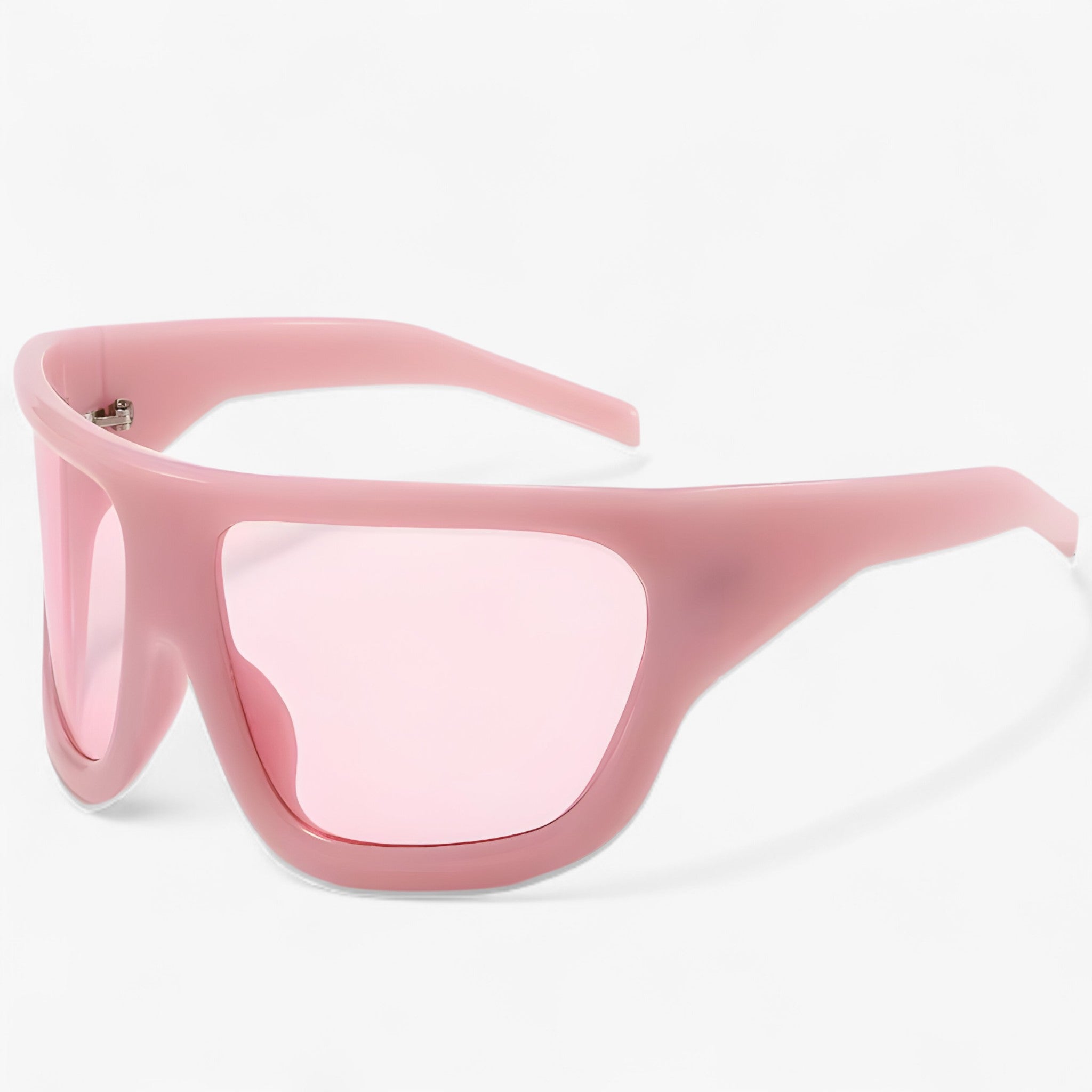 Ryder | Steampunk overdimensionerede sportssolbriller - Lyserød - men's fashion - {{ product_tags }