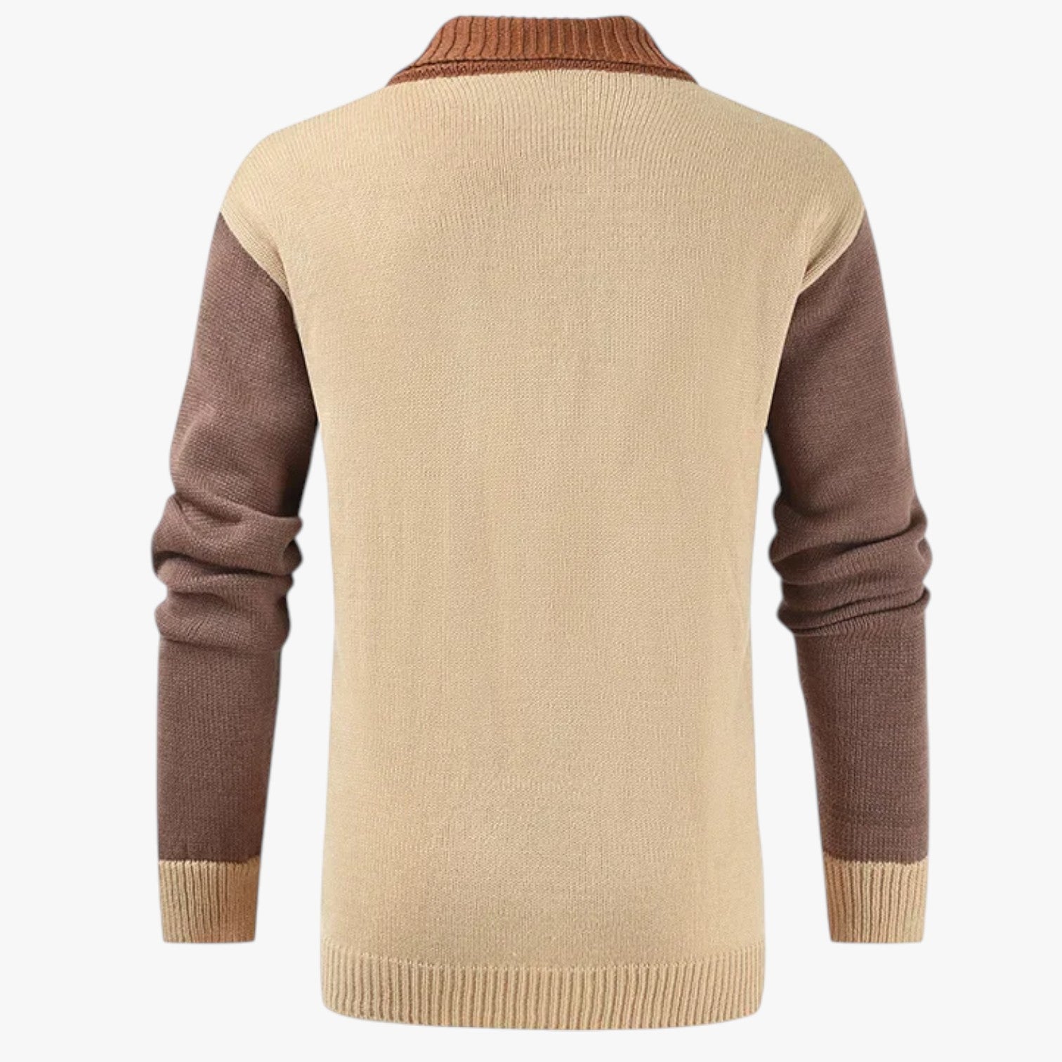 Ivan | Åben cardigan med V-hals til mænd: afslappet elegance og efterårskomfort - - Ivan | Åben cardigan med V-hals til mænd: afslappet elegance og efterårskomfort - €25 - {{ product_tags }