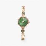 Hassel | Women's watch with gold bracelet and vintage silver finish