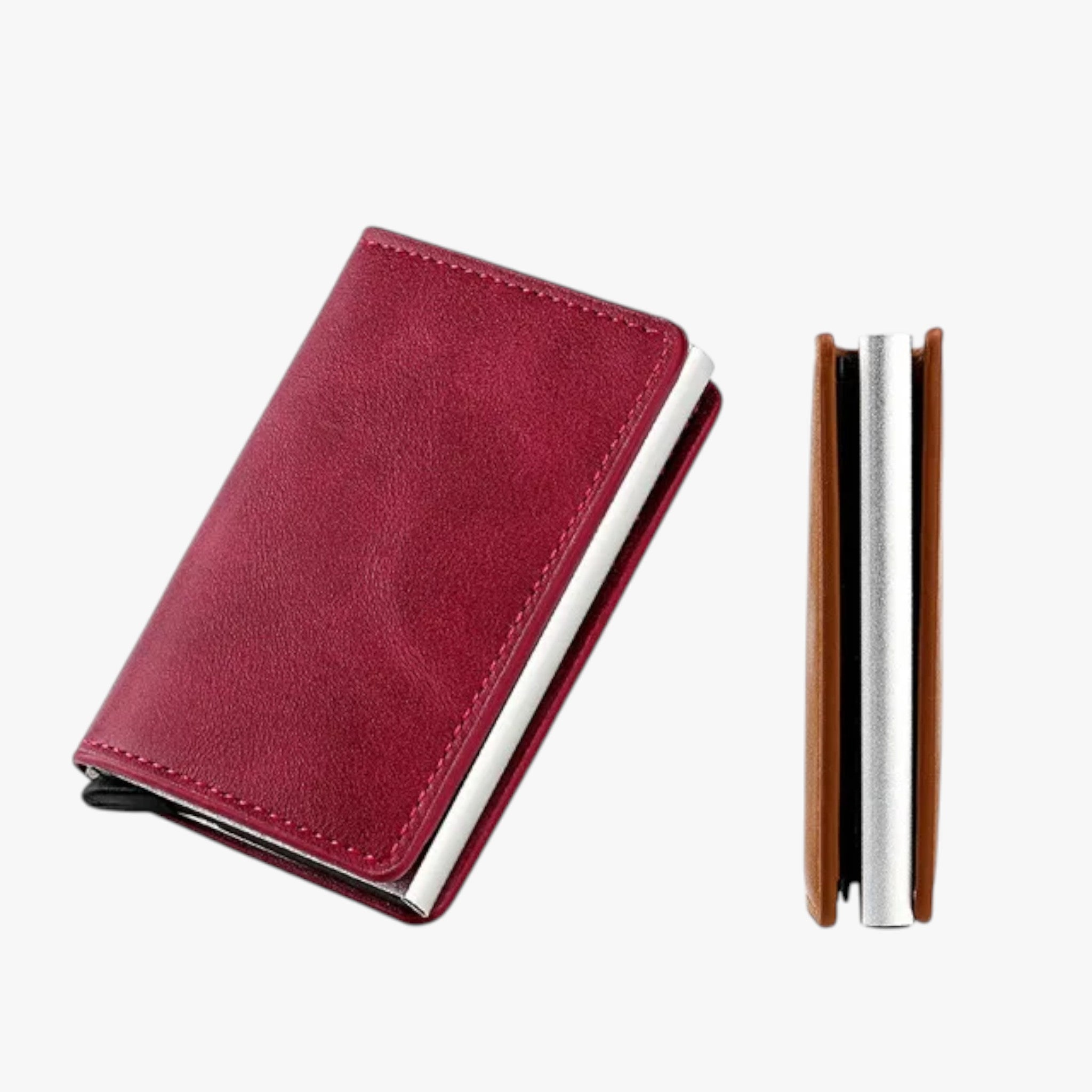 Romeo RFID Tegnebog™ - beskyttelse af alle dine kort mod tyveri! - Wijnrood (zonder gesp) - Wallets - {{ product_tags }