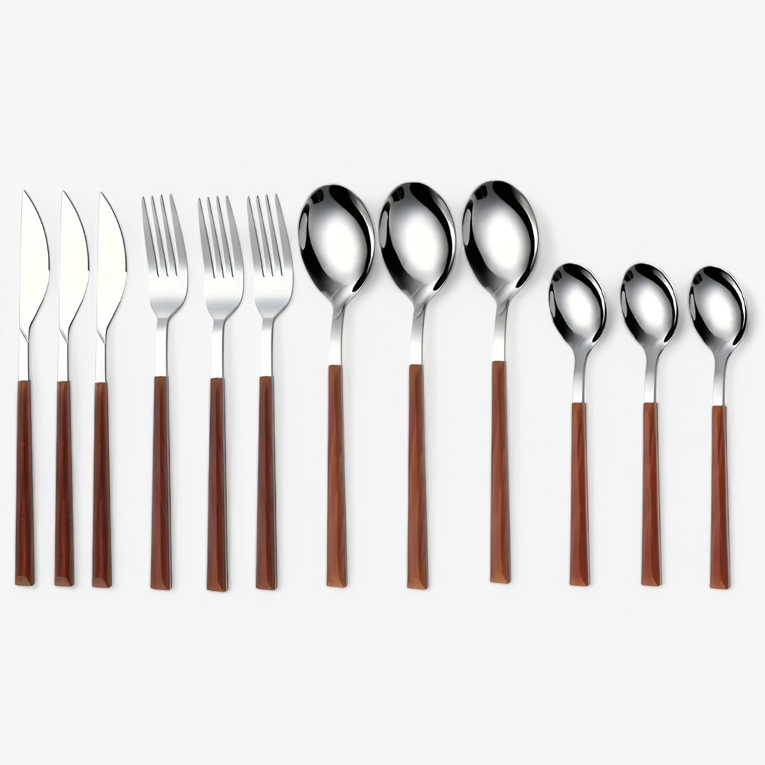 Minette | 12-delt bestiksæt – Træhåndtag, opvaskemaskine-sikker - - house & garden - {{ product_tags }
