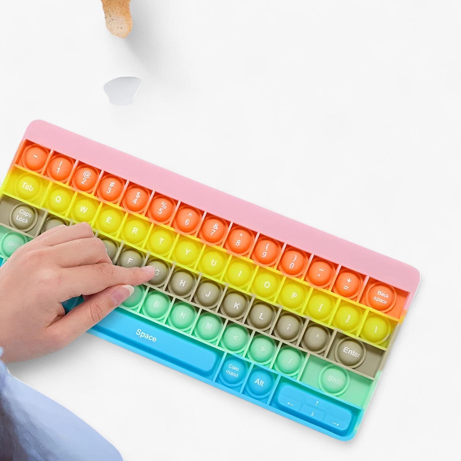 Kyle | Regenbogen Fidget Tastatur - Stressfri Spil Glæde - - other - {{ product_tags }