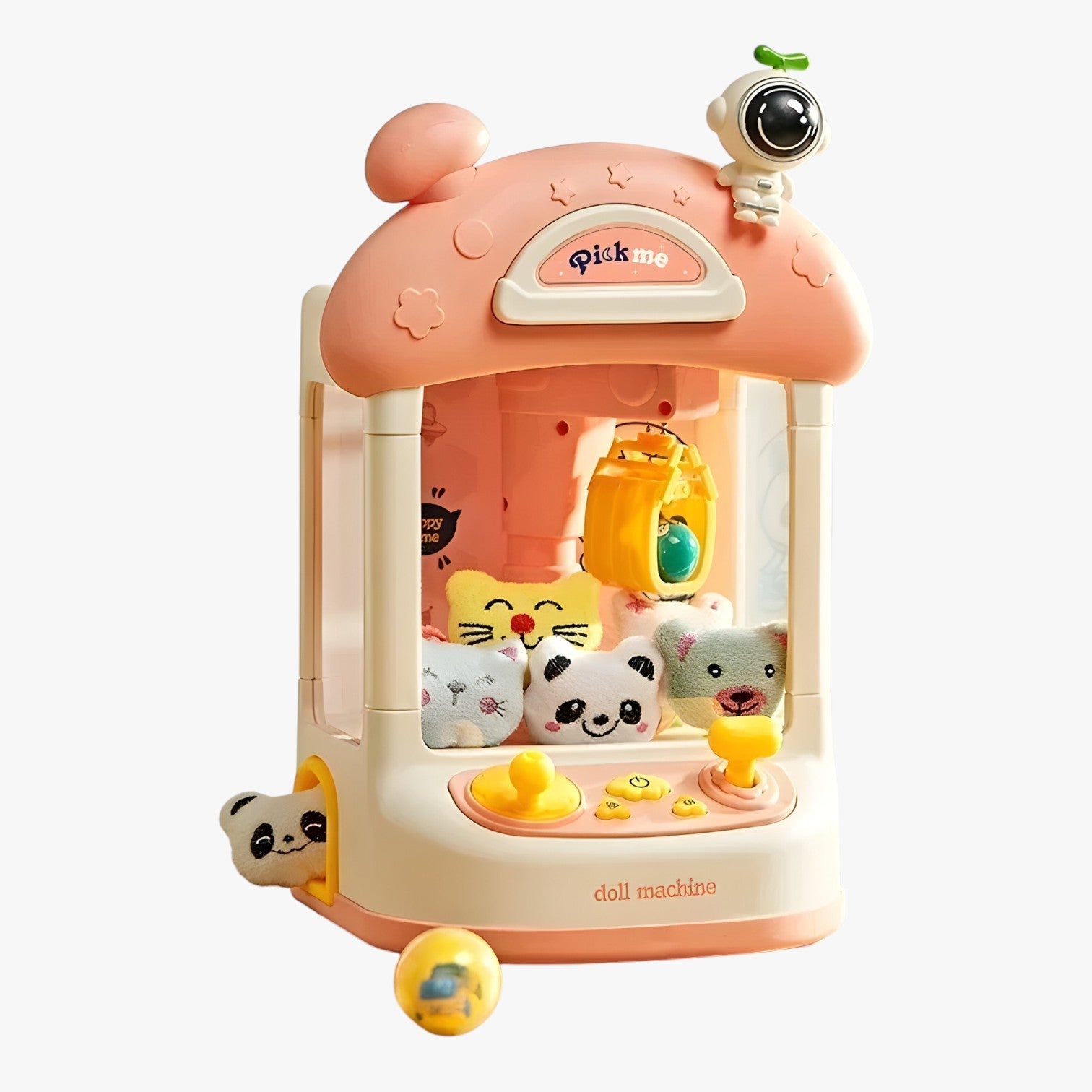 Remi | Mini Grab Maskine – Sødt astronautenspejl med lys og musik - - baby - {{ product_tags }