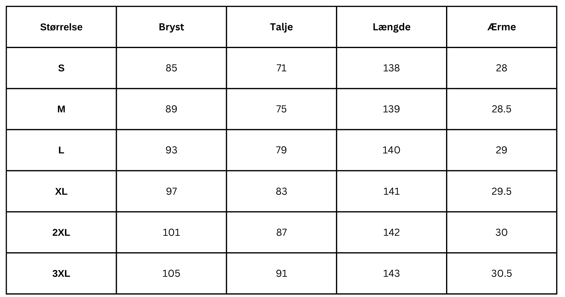 Size Guide