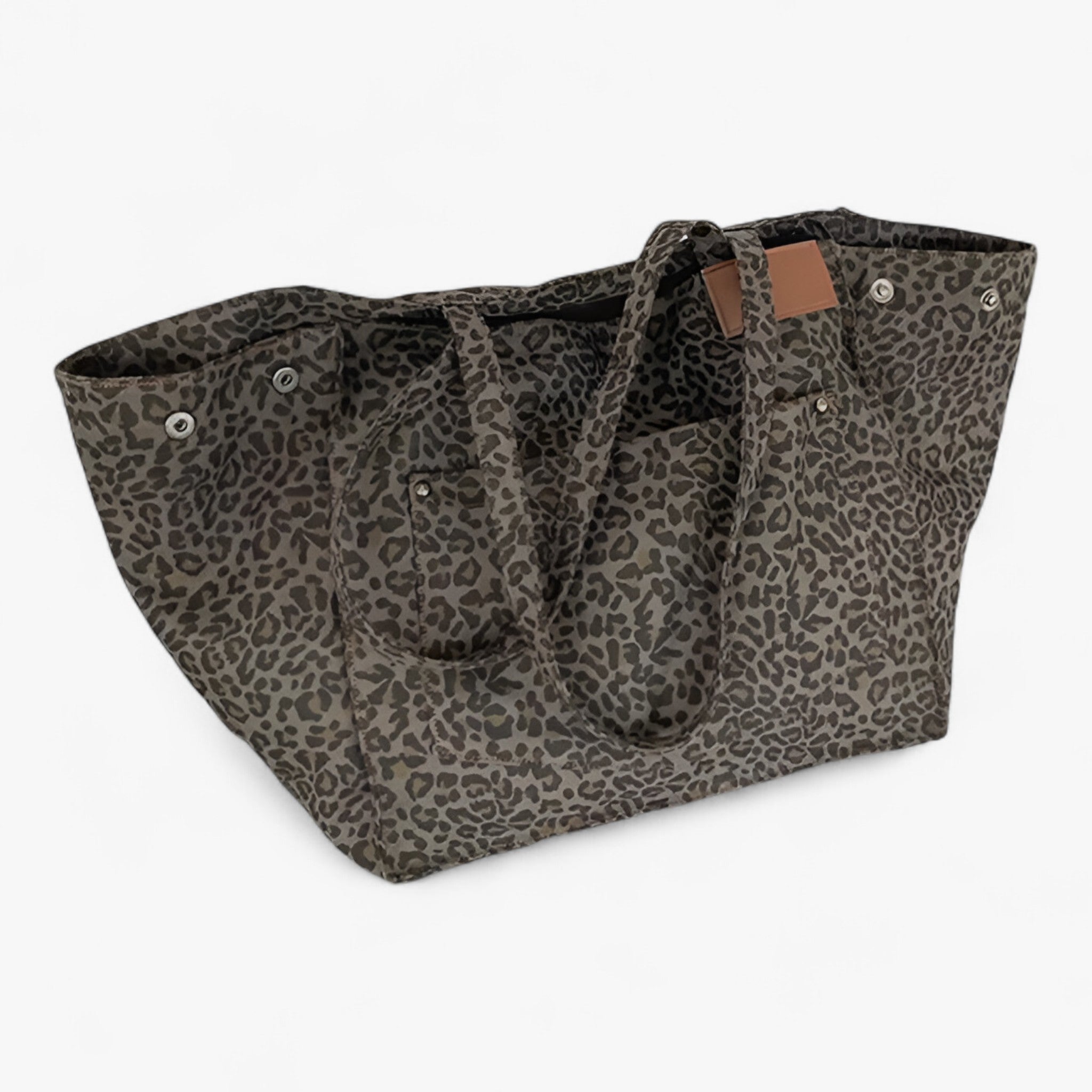 NATALIE - LUIPAARD TASKE - leopardgrå - bags - {{ product_tags }