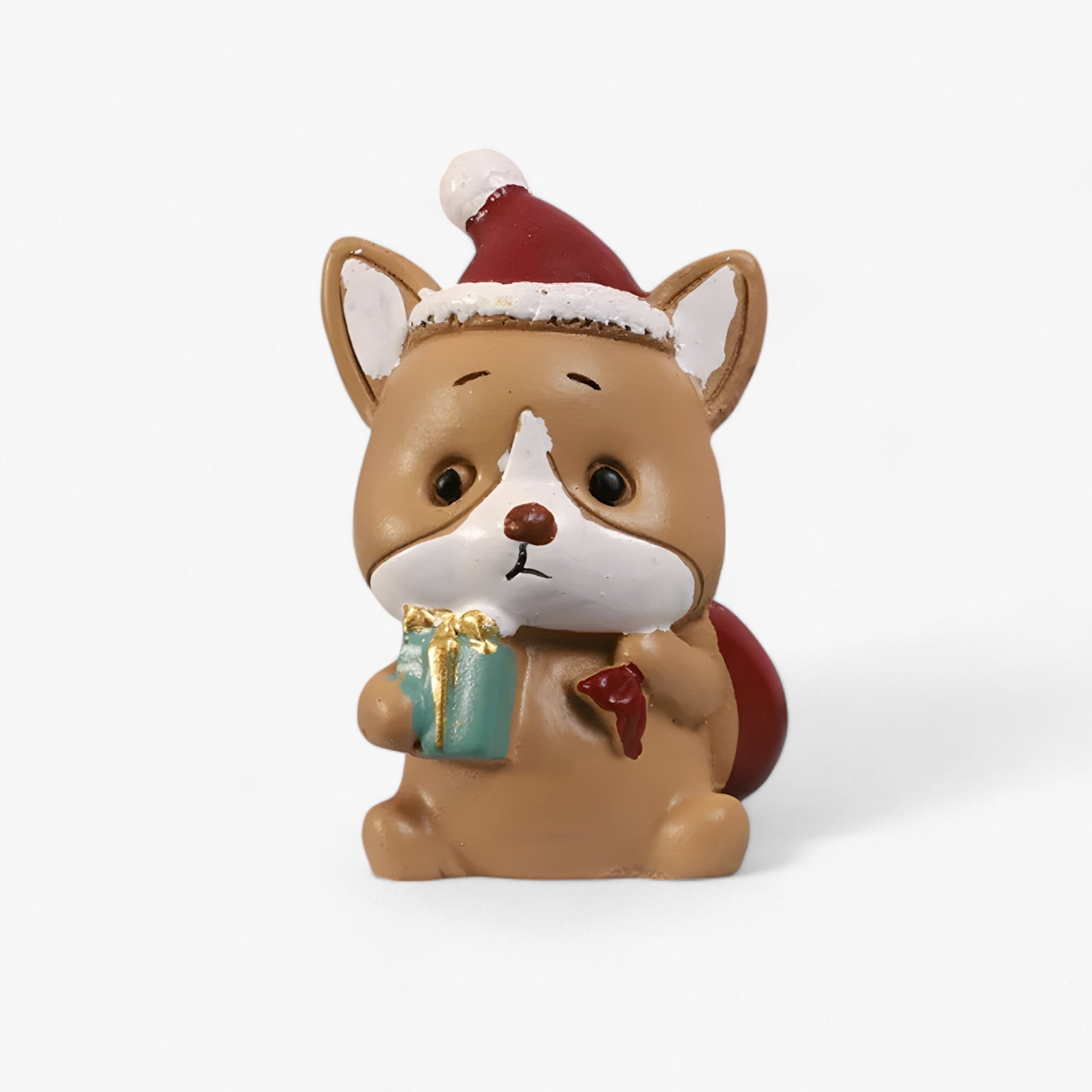 Kerstgeist | Mikro Landskab Juldekorationer - Tilføj et sødt præg til dit skrivebord og bil - Juleræv - christmas - {{ product_tags }