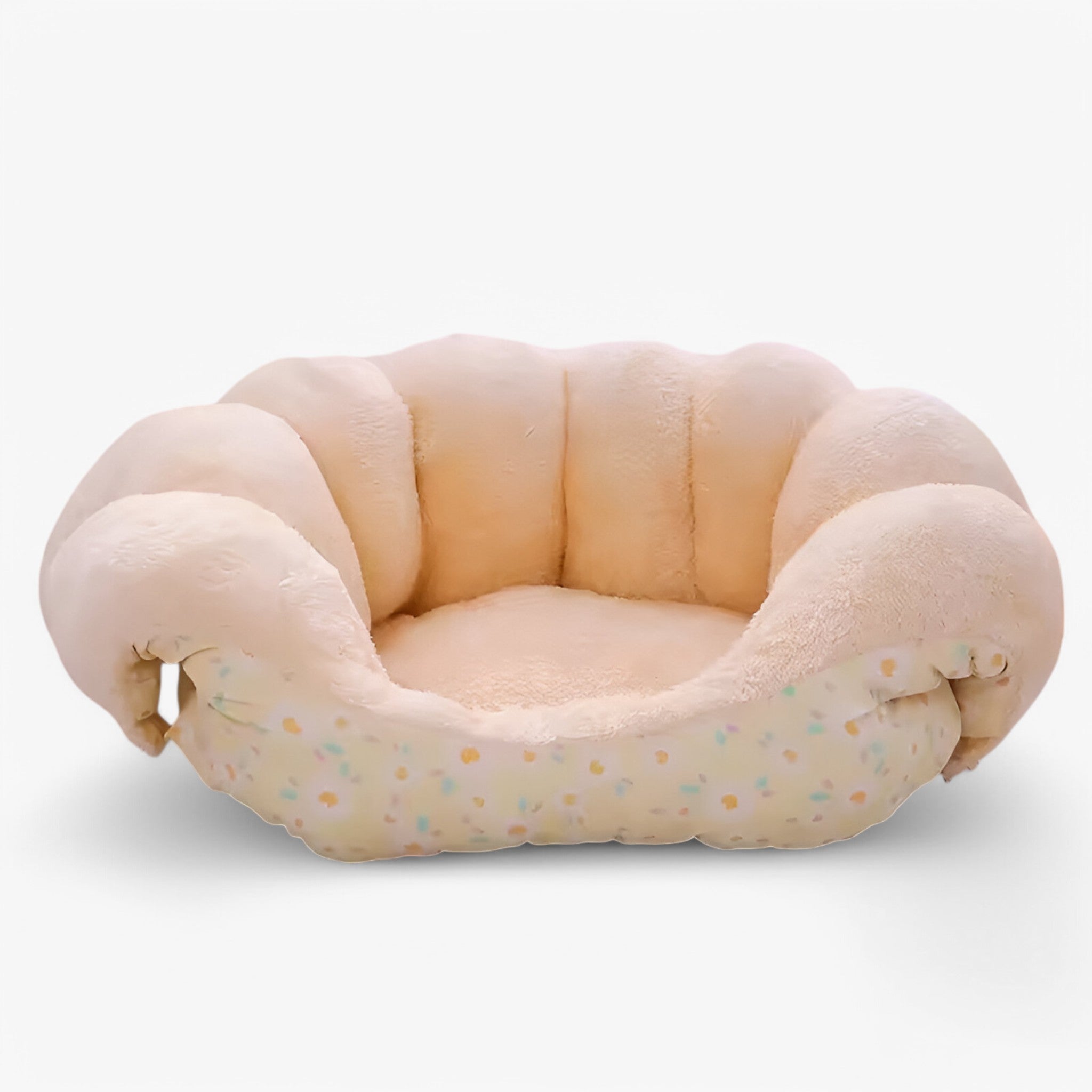 Finn | Varmt og Hyggeligt Vinter Katteseng - Gul - house & garden - {{ product_tags }