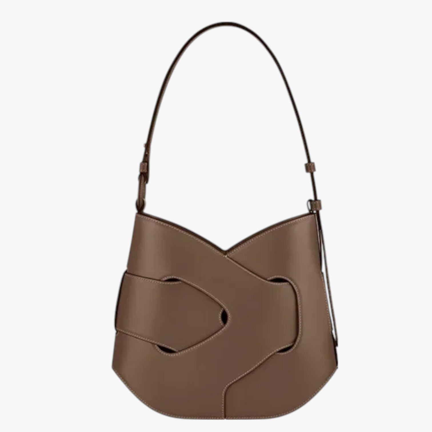 Skye | Håndtaske i flettet læder - Frankrig Khaki 26x6x28cm - Skye | Håndtaske i flettet læder - €25 - {{ product_tags }