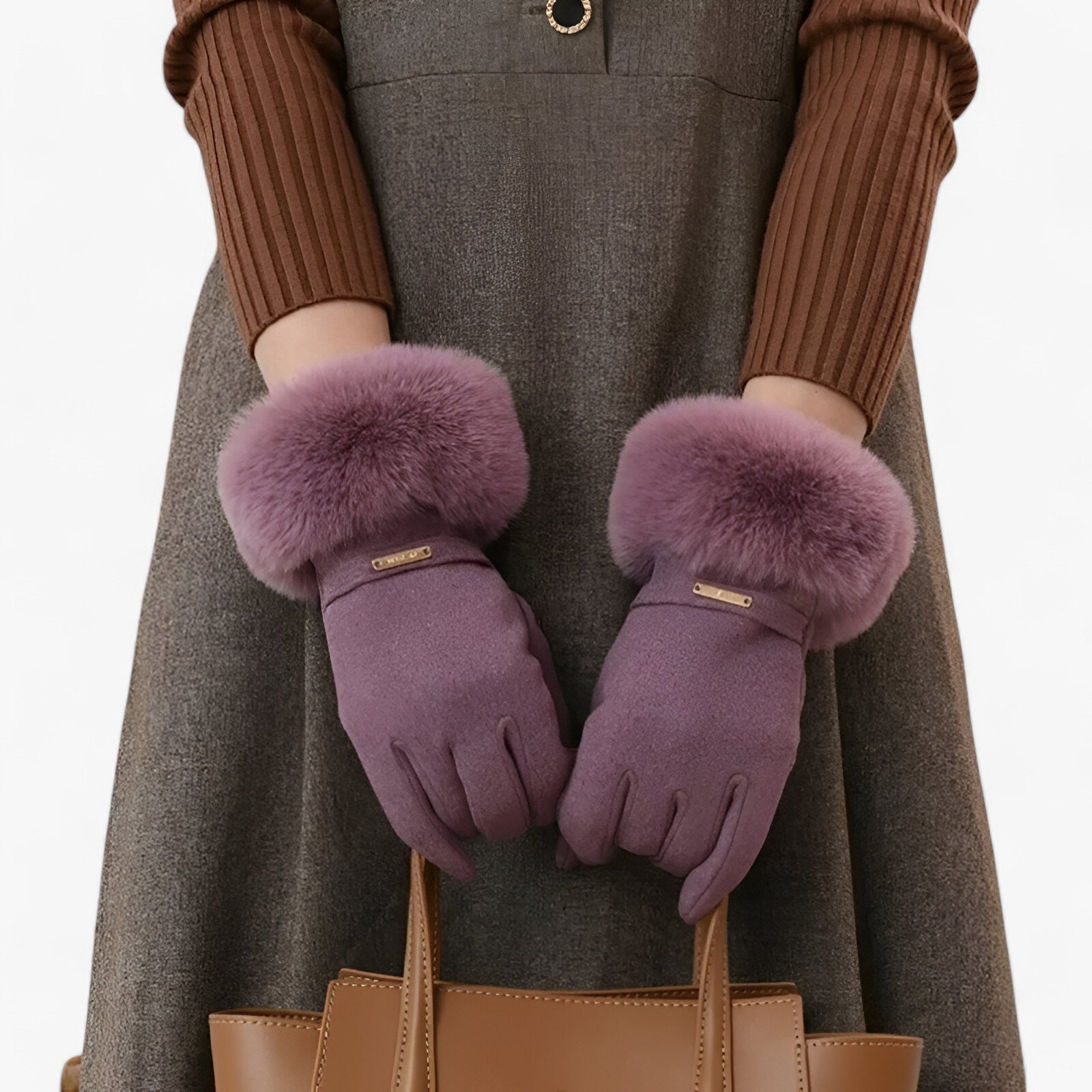Emma | Elegante Touchscreen Handsker til Kolde Vinterdage - - winter - {{ product_tags }