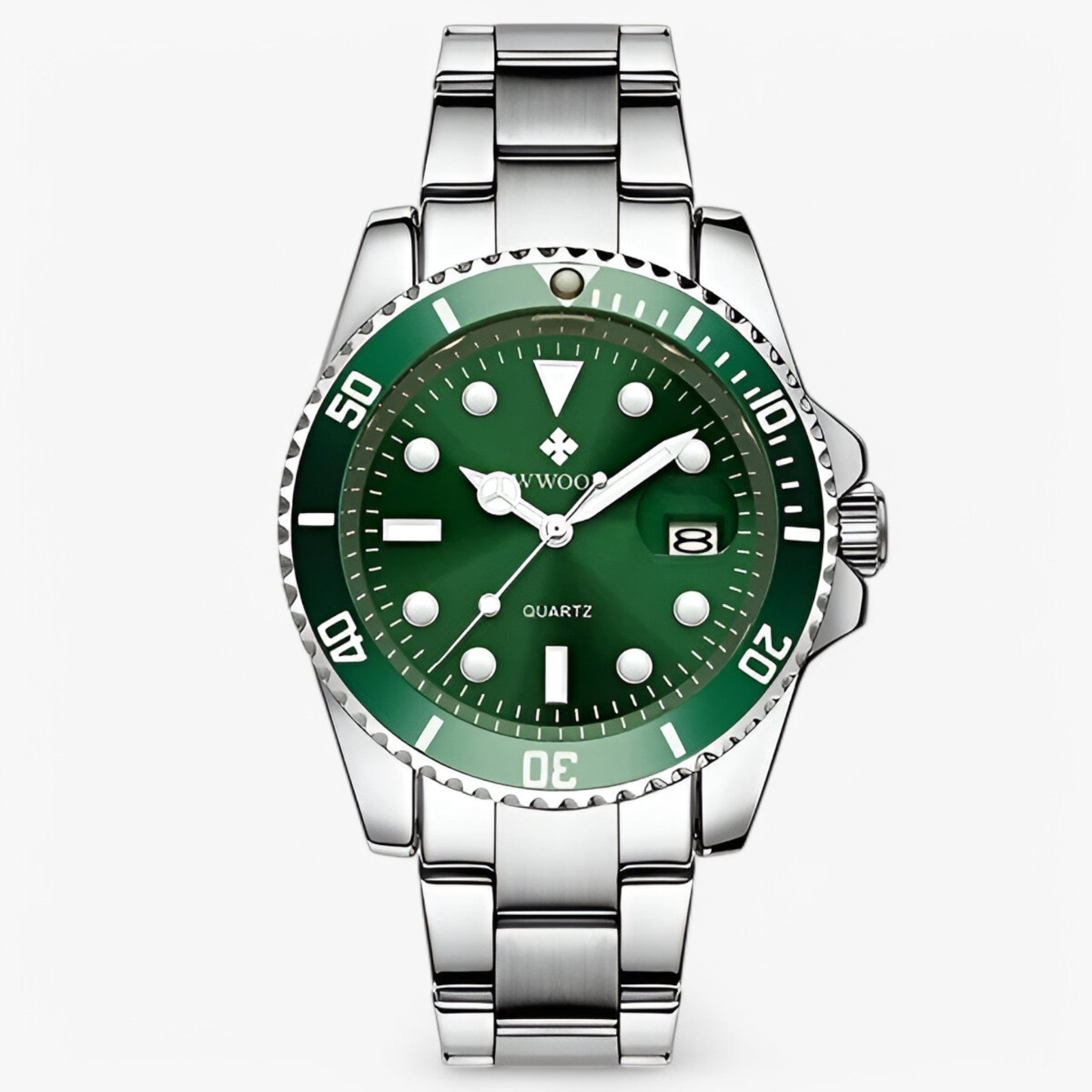 Leo | Luksus vandtæt dykkerur - grøn - watches - {{ product_tags }