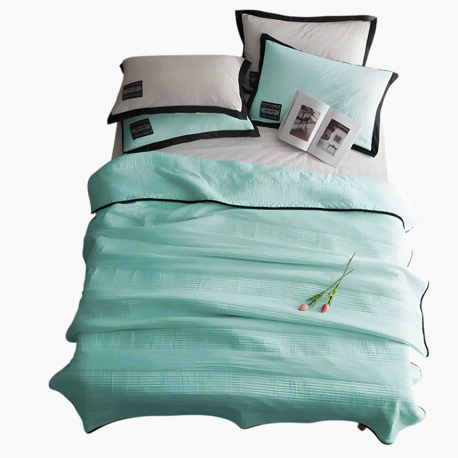 Leilani | Ademende og hudvenlig – Sommerdyne for ultimativ komfort - Myntegrøn - house & garden - {{ product_tags }