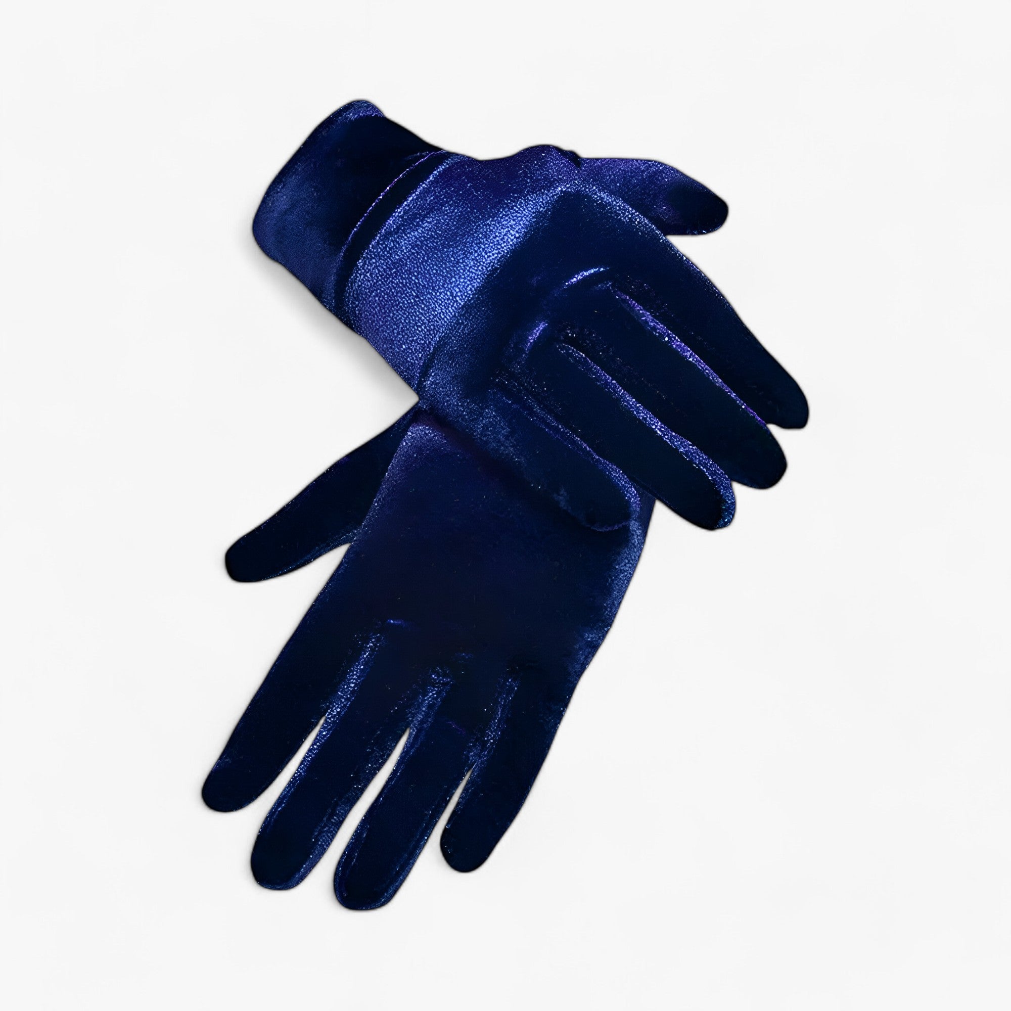 Sienna | Vinterhandsker i fløjl - Blød og komfortabel beskyttelse for alle fingre - Blå En størrelse - winter - {{ product_tags }