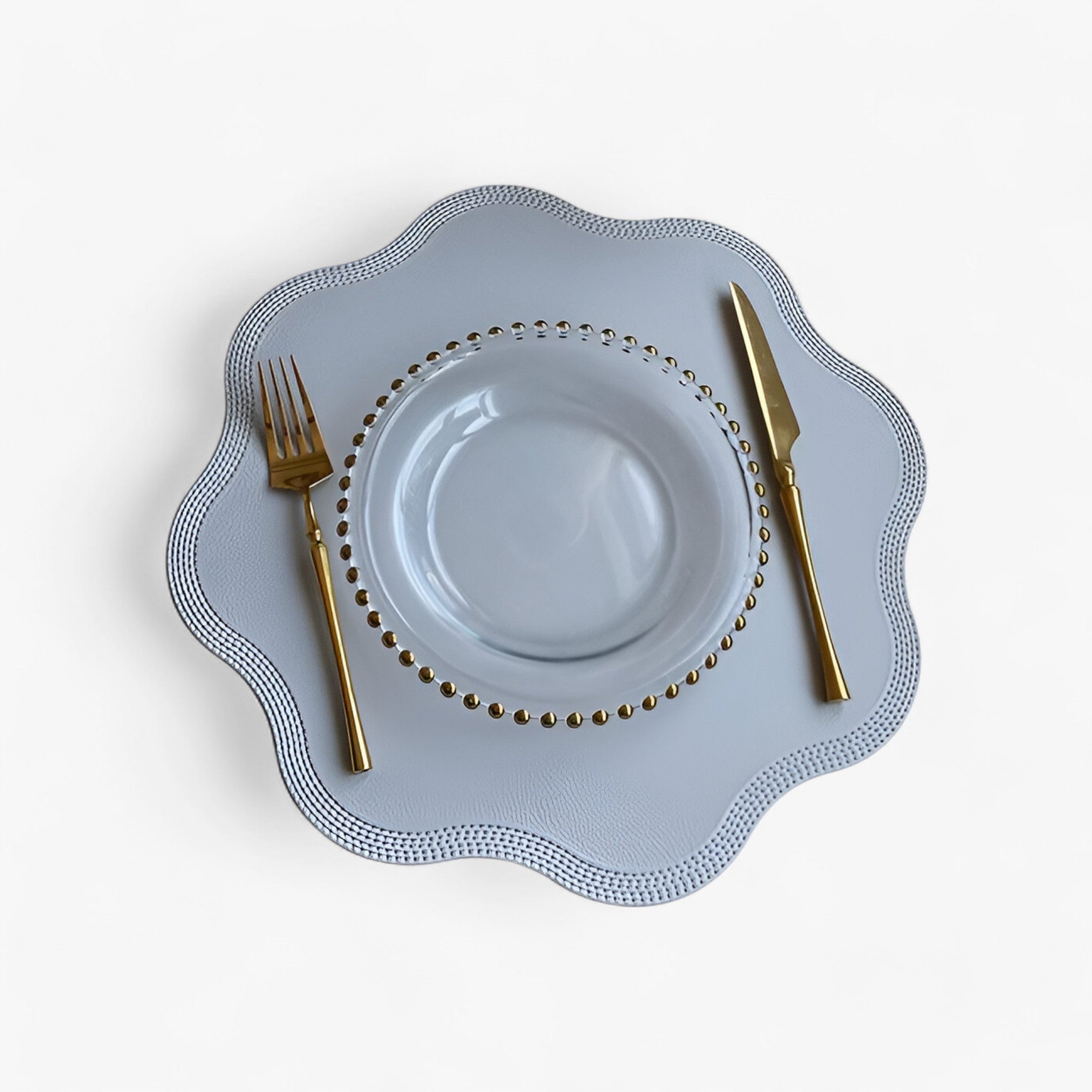 Lily | Blomsternederdel - Elegant og Bæredygtig - Blomst Grå - house & garden - {{ product_tags }