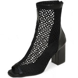 Elena | Open sandals with airy platform mesh
