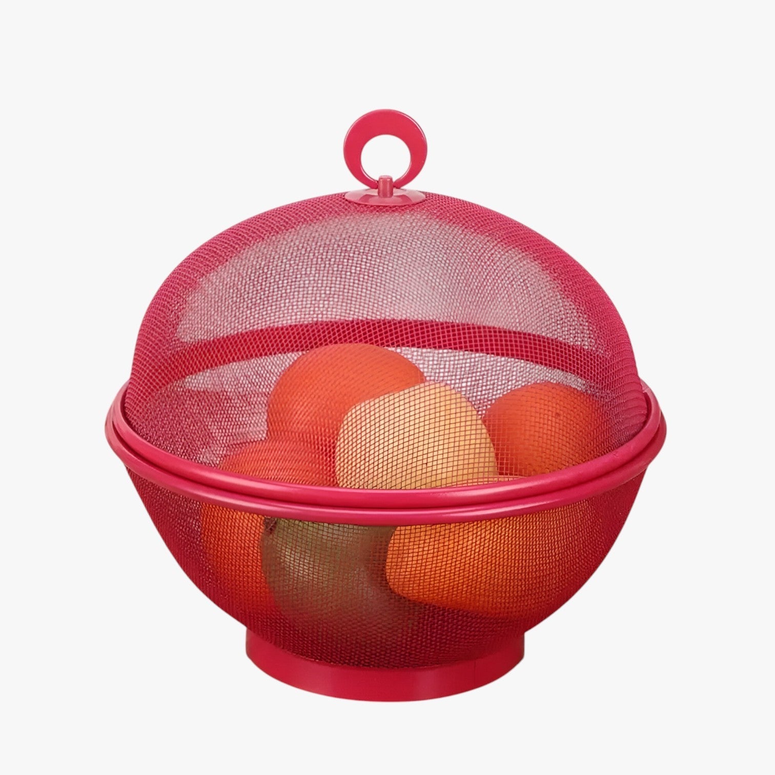 Edith | Vliegfri & Rummelig: Frugtfad i rustfrit stål med låg og stor kapacitet - - house & garden - {{ product_tags }