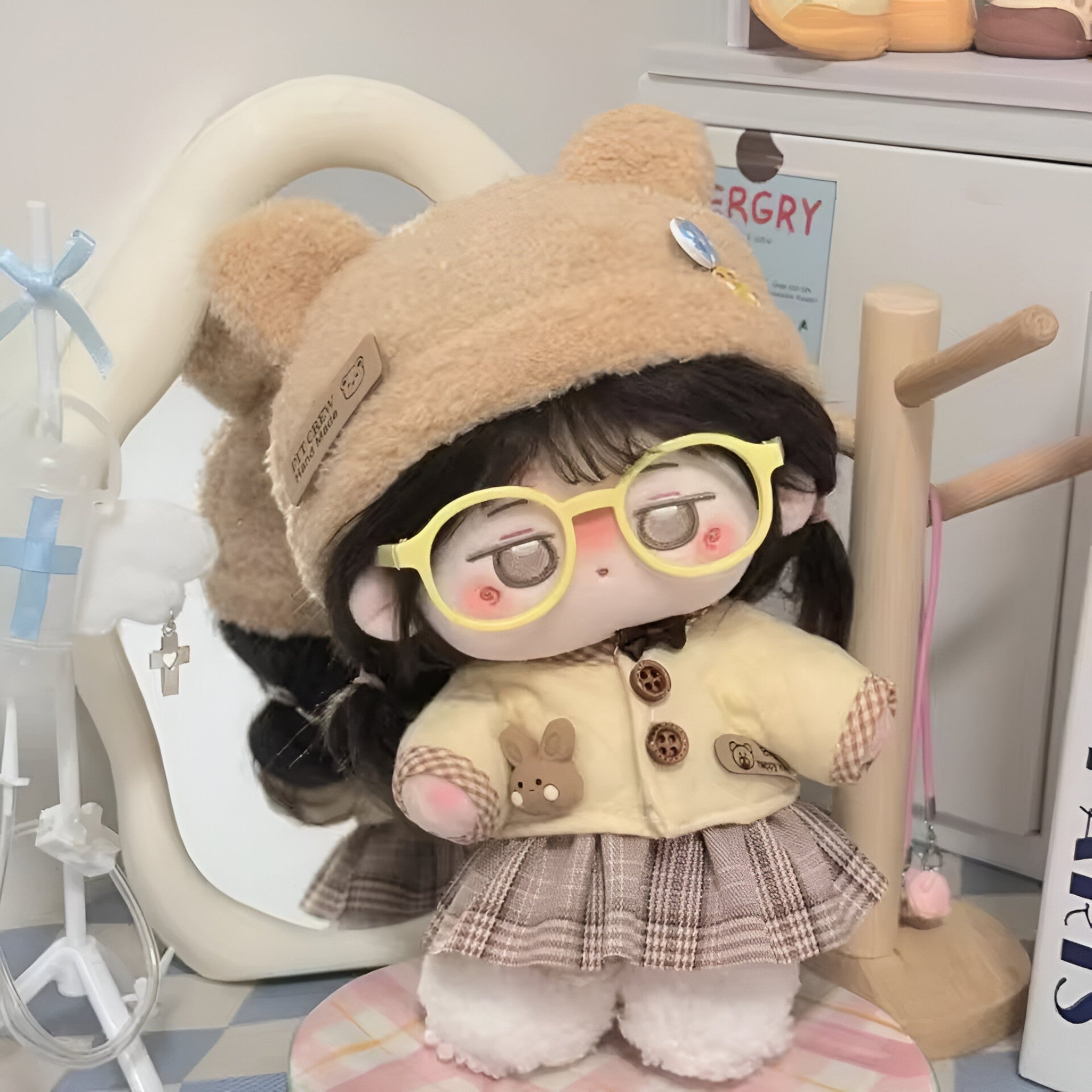 Bonnie | Sød Butter Bear Kanin Udstyrssæt (20 cm) - - baby - {{ product_tags }