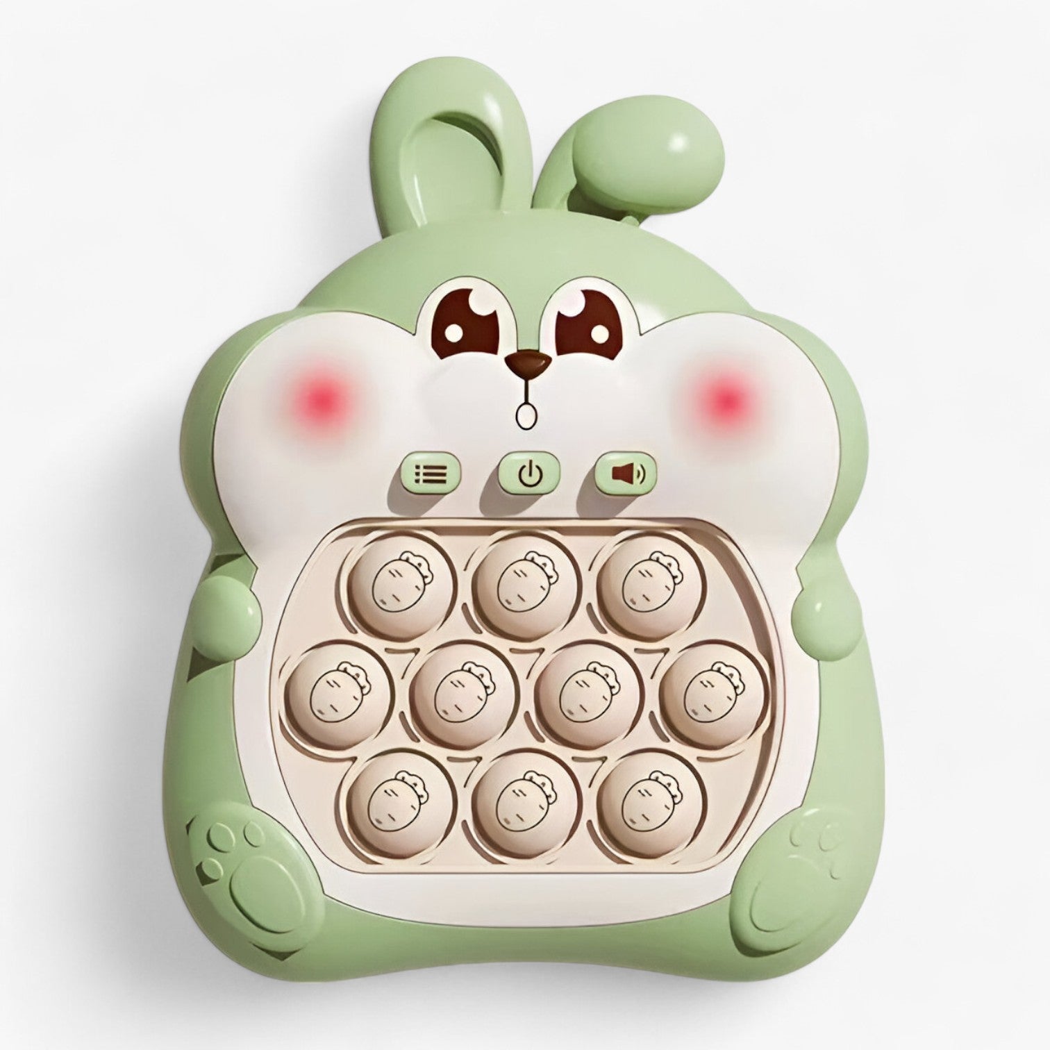Pop Elektrisk Boblemaskine | Stressaflastning og Spilleglæde - Kanin grøn - other - {{ product_tags }