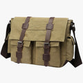 Harlan | Vintage lærredsklædt crossbody-nylontaske til mænd