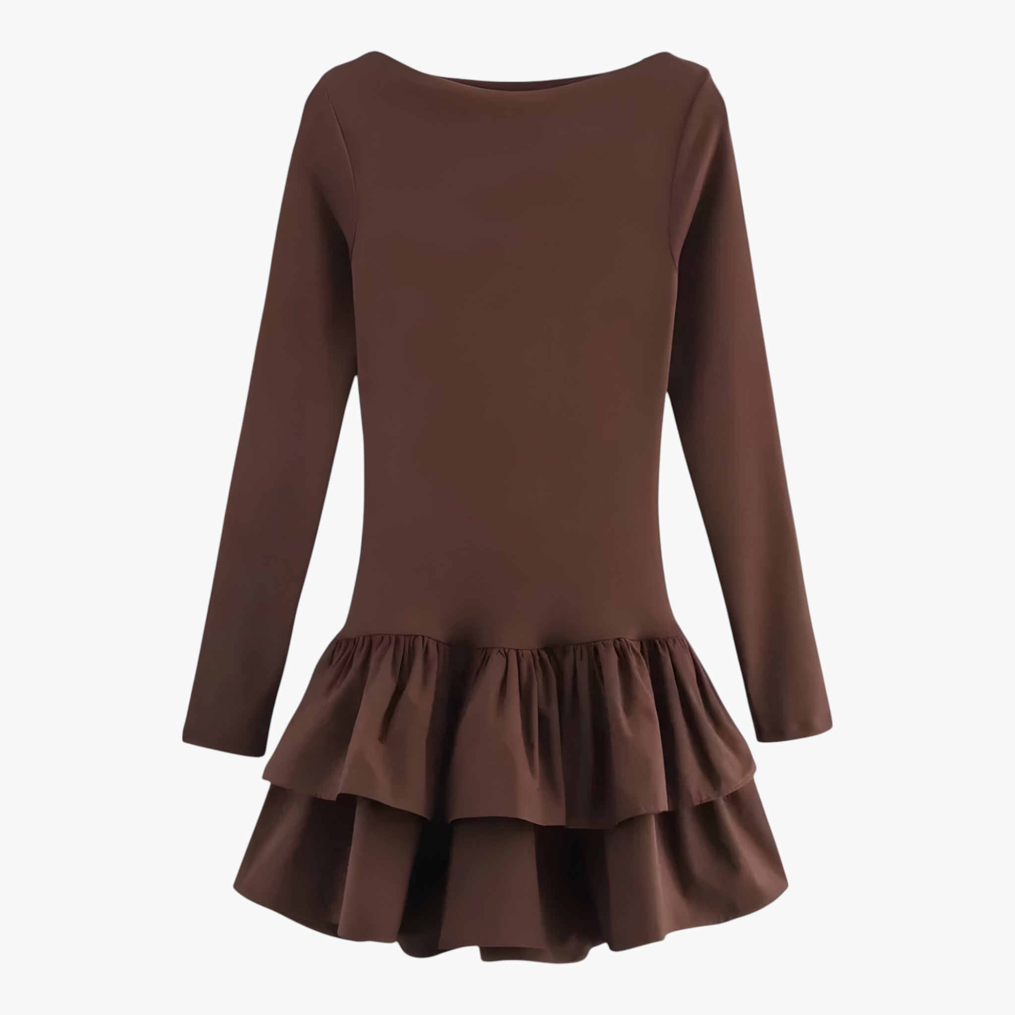 Celeste | Mini kjole med lange ærmer - Tendenser og stil - - women's fashion - {{ product_tags }