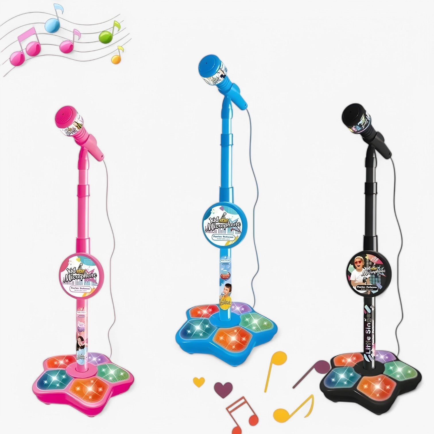 Chiara | Kindermikrofon med stativ – Synge, lære og lege - - baby - {{ product_tags }