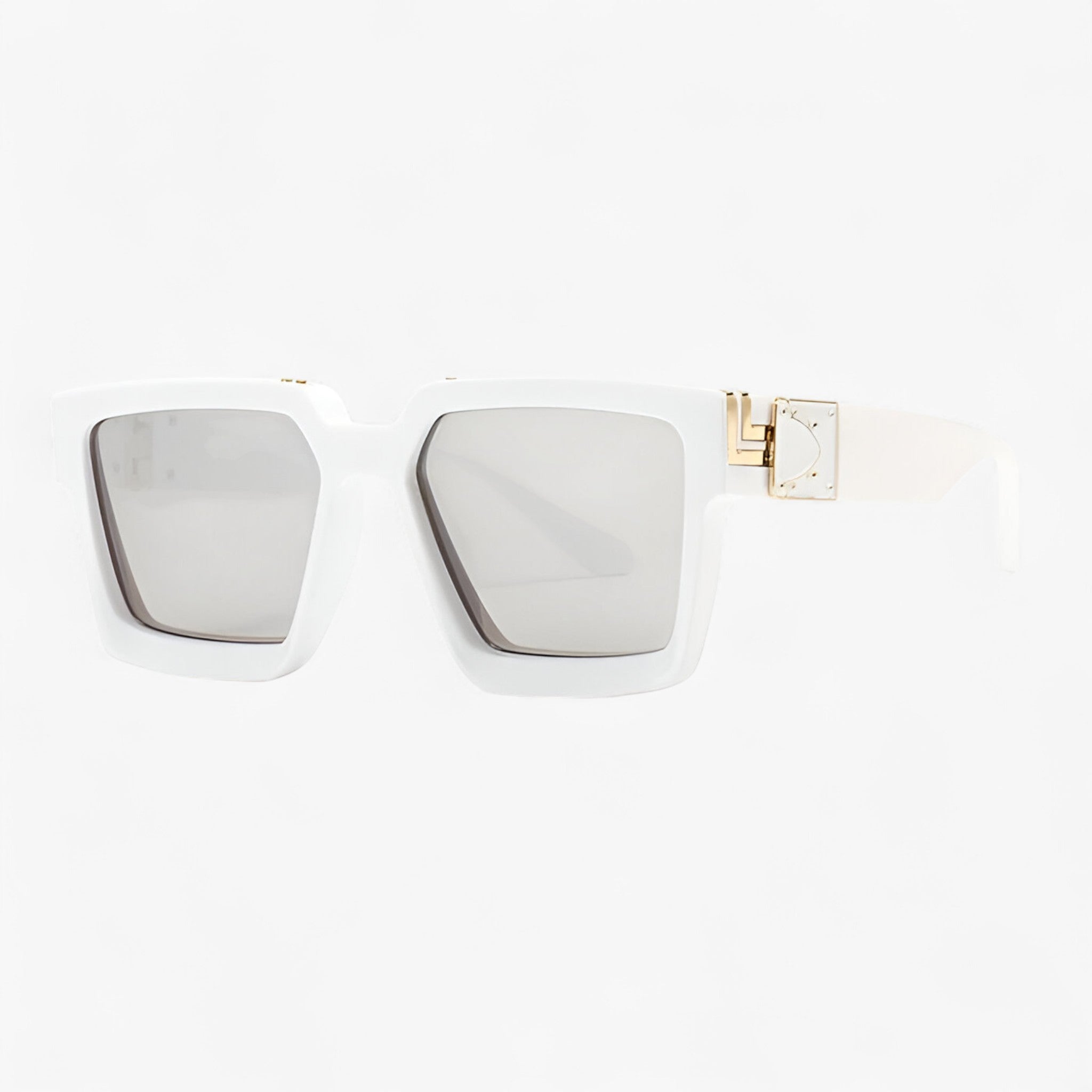 Ulrich | Vintage firkantede solbriller til med og kvinder - Hvid Sølv anden - watches - {{ product_tags }