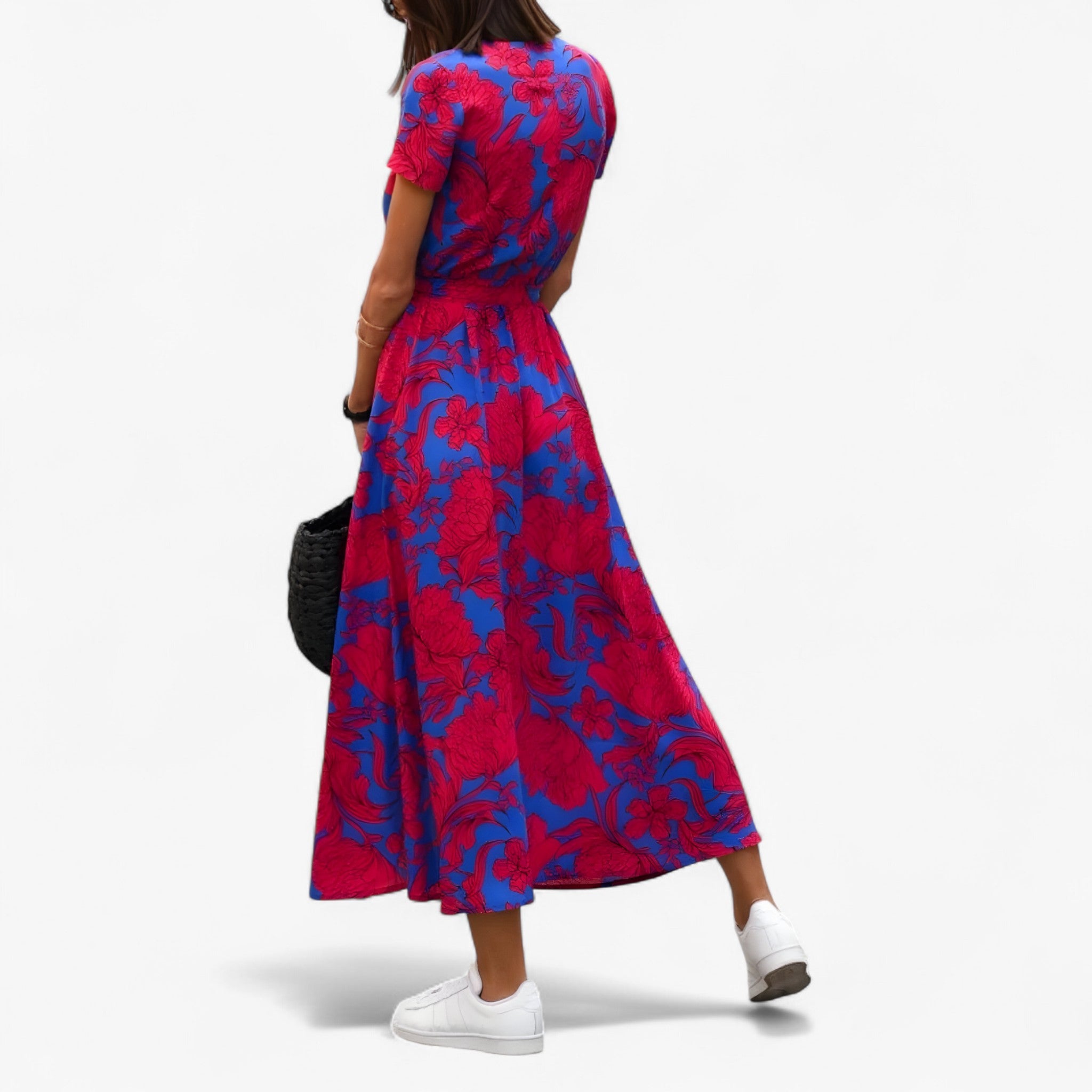 Nery - Elegant kjole med V-udskæring - - women's fashion - {{ product_tags }