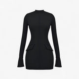 Fallon | Elegant Sculpted Dress