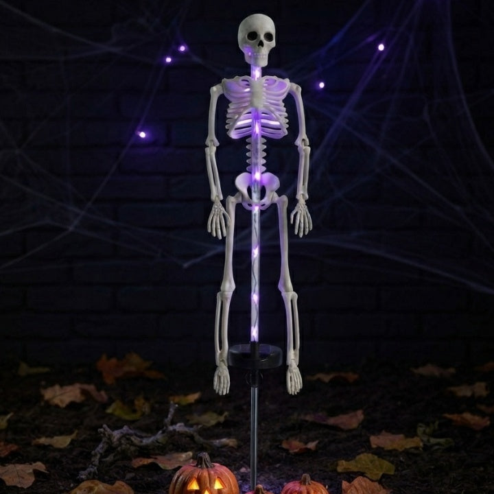 Solcelle-skelet Havespyd Lys - LED Halloween Havedekoration - - Halloween Decor - {{ product_tags }