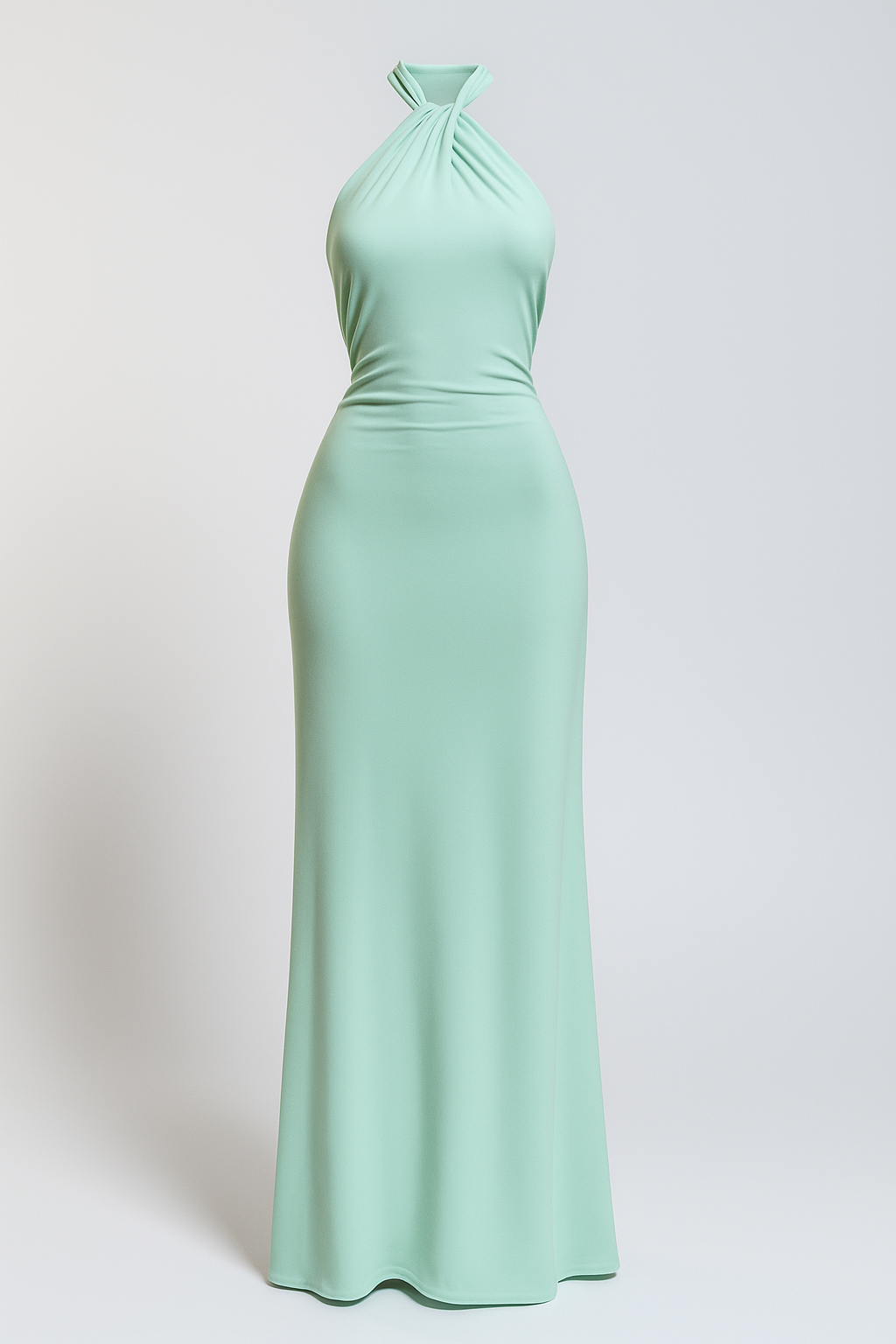 Isabel | Lang Maxi Kjole - Blå Grøn - Kjoler - {{ product_tags }