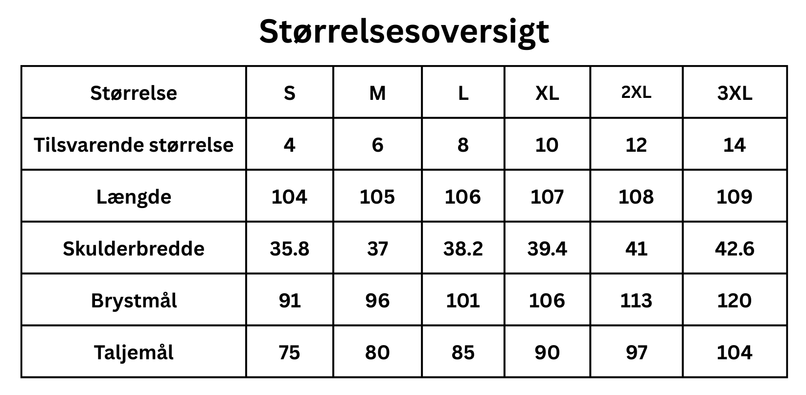 Size Guide