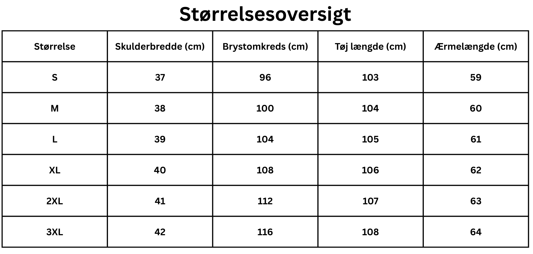 Size Guide