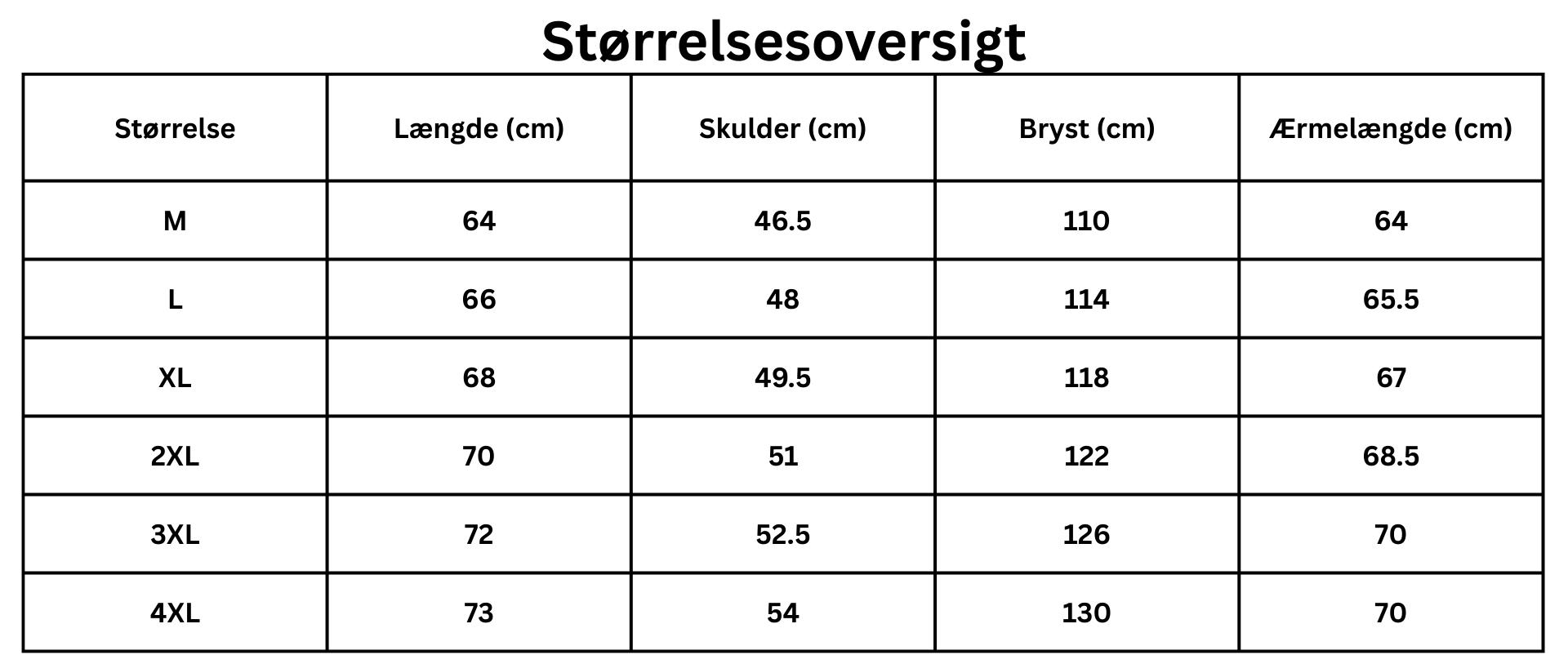 Size Guide