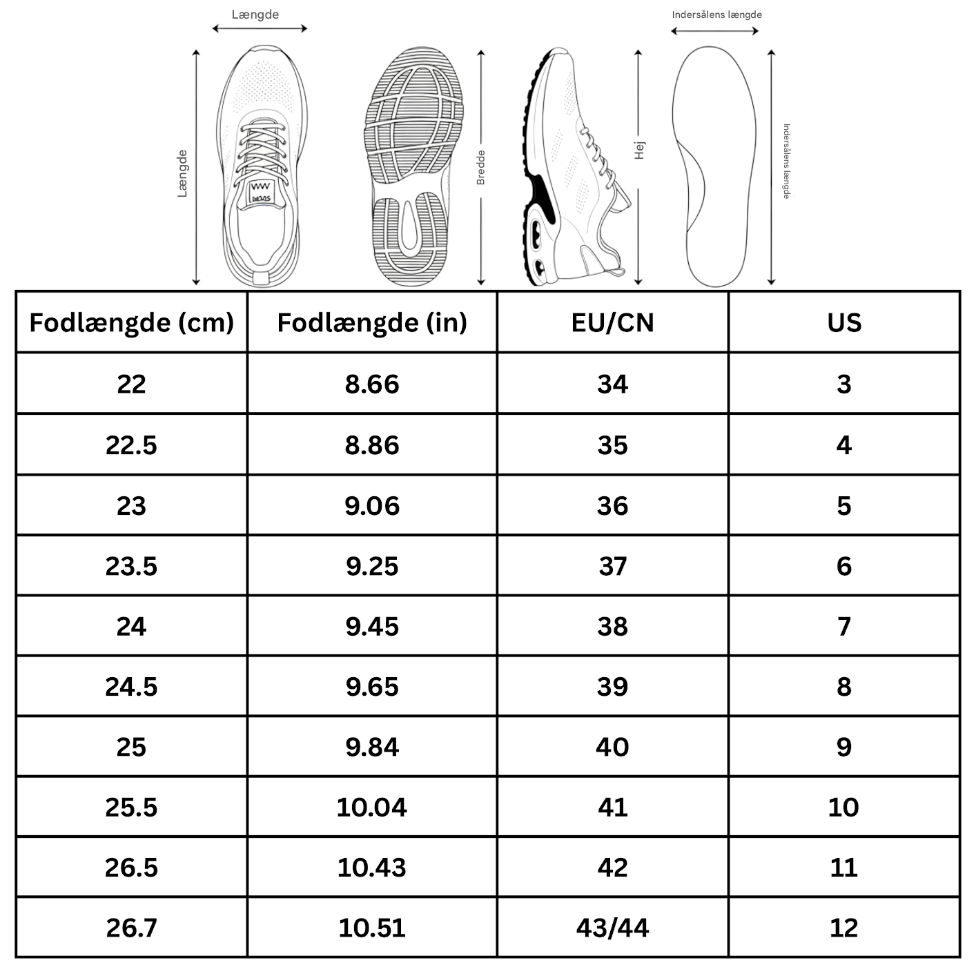 Size Guide
