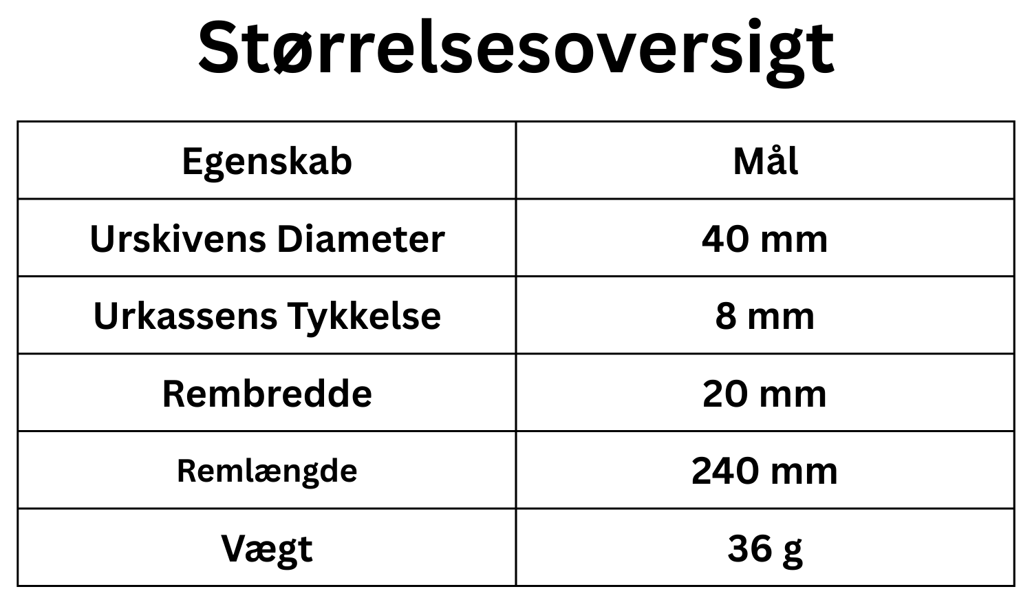 Size Guide