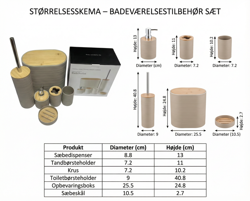 Størrelsesguide