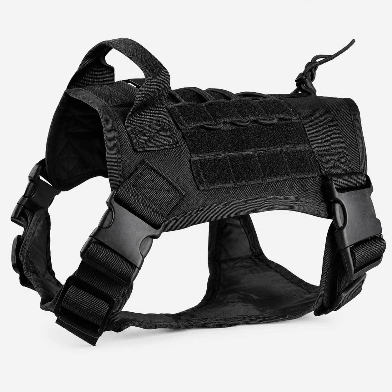 Bernado | Taktisk Hundesele i Polyester med Håndtag og Justerbare Stropper - Sort Sele - other - {{ product_tags }