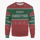Unisex Casual Sweater with Snow-Covered Motifs - Perfect for a Cozy Winter Style