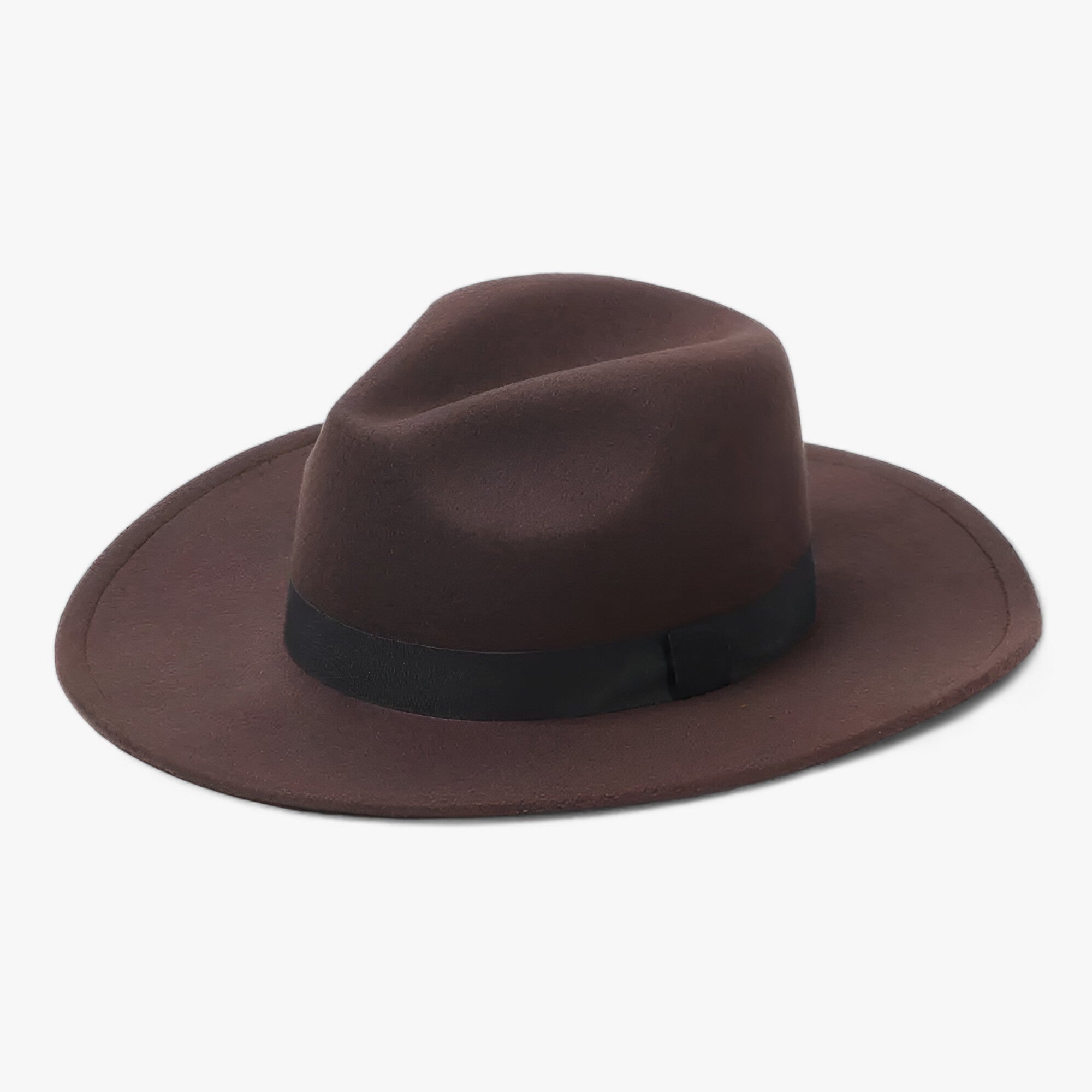 Alexis | Unisex Elegant Vintage Fedora Hat - Brun - Fedora hatte - {{ product_tags }