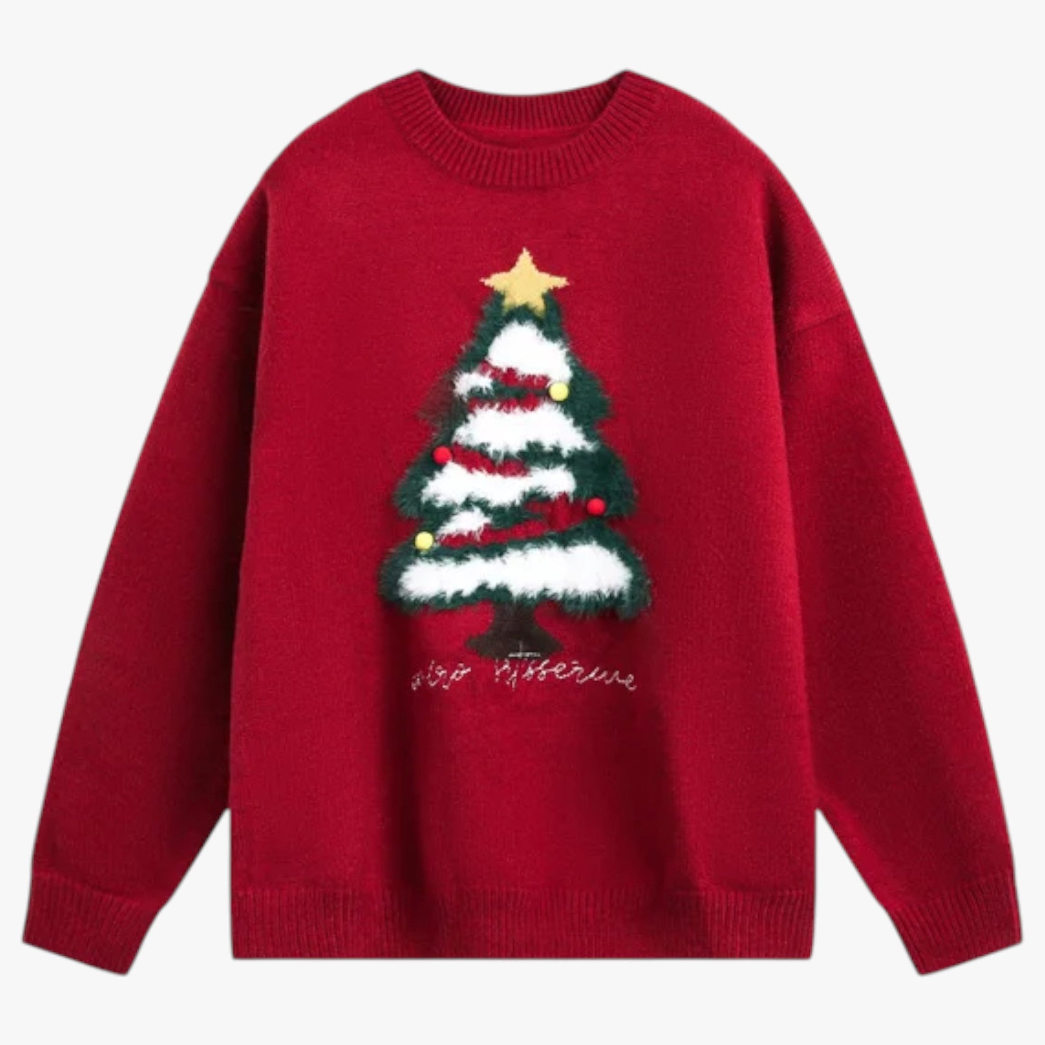 Unisex varm vintertrøje til friske og kolde dage - Rød - - {{ product_tags }