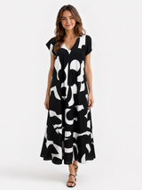 Vicki | V-Neck Women's Elegant Maxi Dress