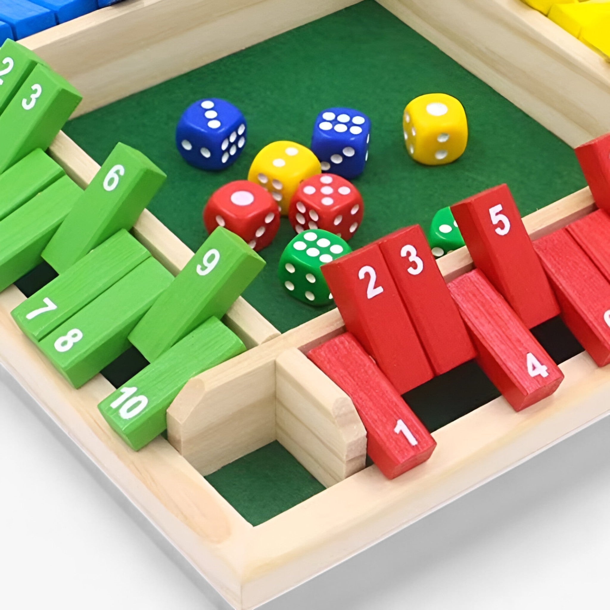 Milan | Farverigt Shut the Box Spil - - other - {{ product_tags }