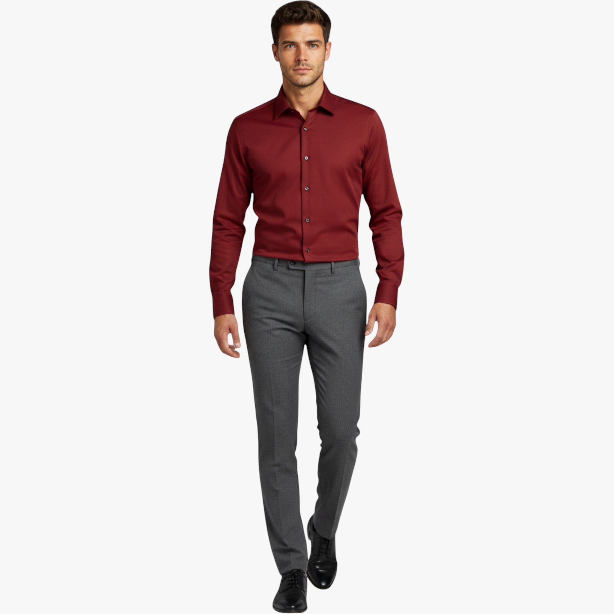 Thomas | Herre Skjorter Flexibel Kontortrøje med Professionelt Look - - Skjorter - {{ product_tags }