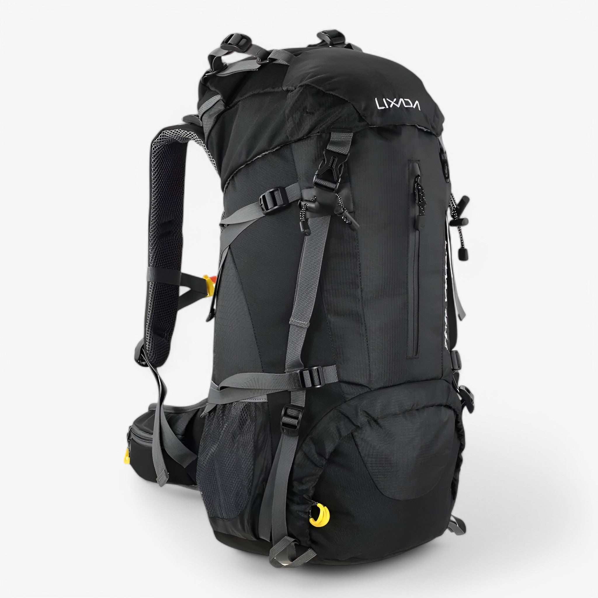 Vandtæt vandrerygsæk og campingrygsæk, 50 liter - Sort - bags - {{ product_tags }