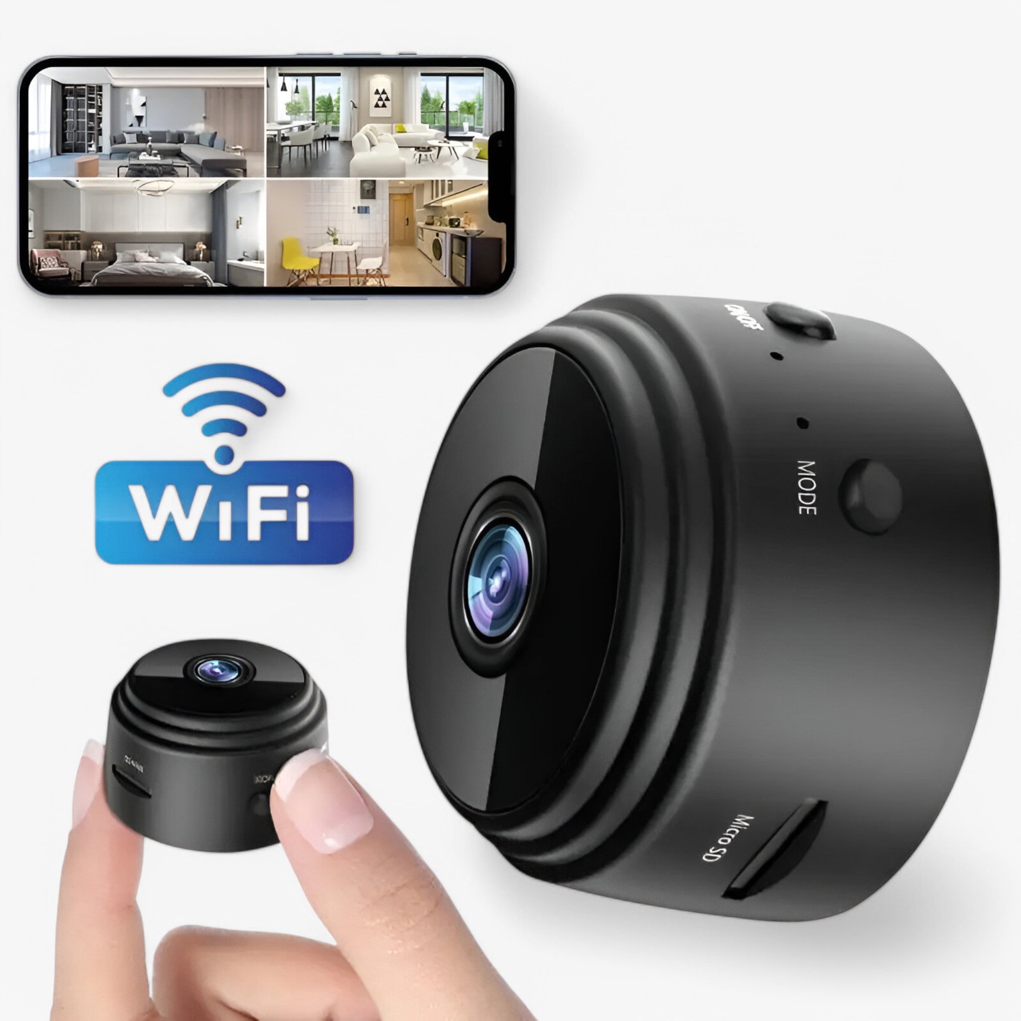 Elias | Mini 1080p HD Trådløst Sikkerhedskamera - - gadgets - {{ product_tags }