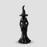 Hekse-havefigur - Håndlavet Harpiks Vogterfigur