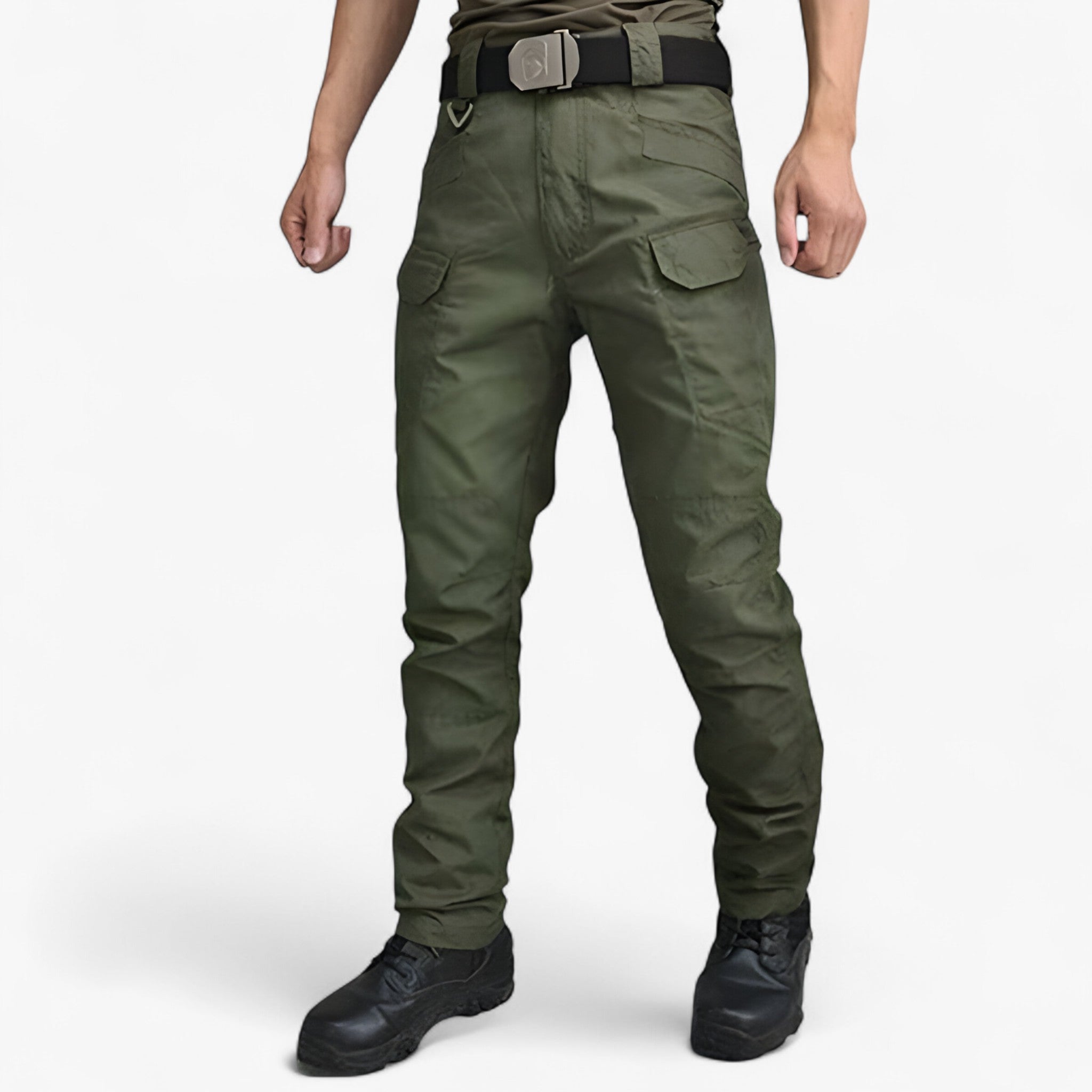 Leo | Mænds Åndbare Taktiske Bukser i Polyester - GRØN - men's fashion - {{ product_tags }