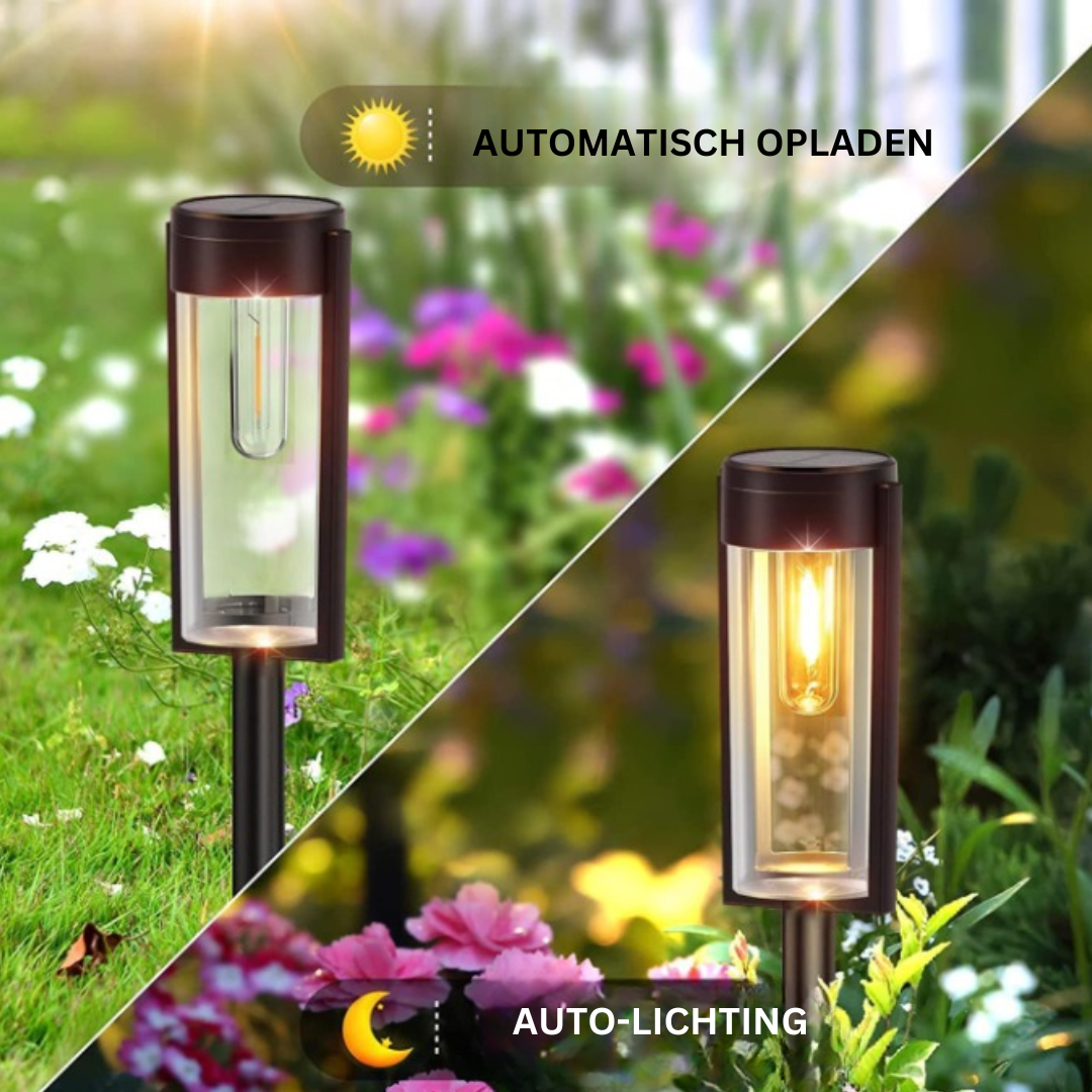 AuraGlow™ | Moderne & Luksuriøs Solenergi Padbelysning | 1 + 1 GRATIS - - house & garden - {{ product_tags }