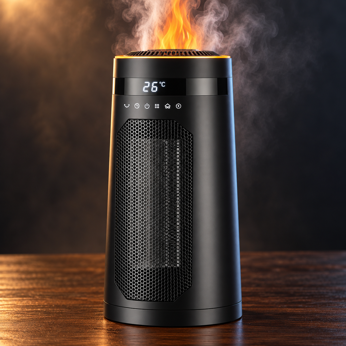 FlameHeat Keramisk Varmeapparat 1500W - - Space Heaters - {{ product_tags }