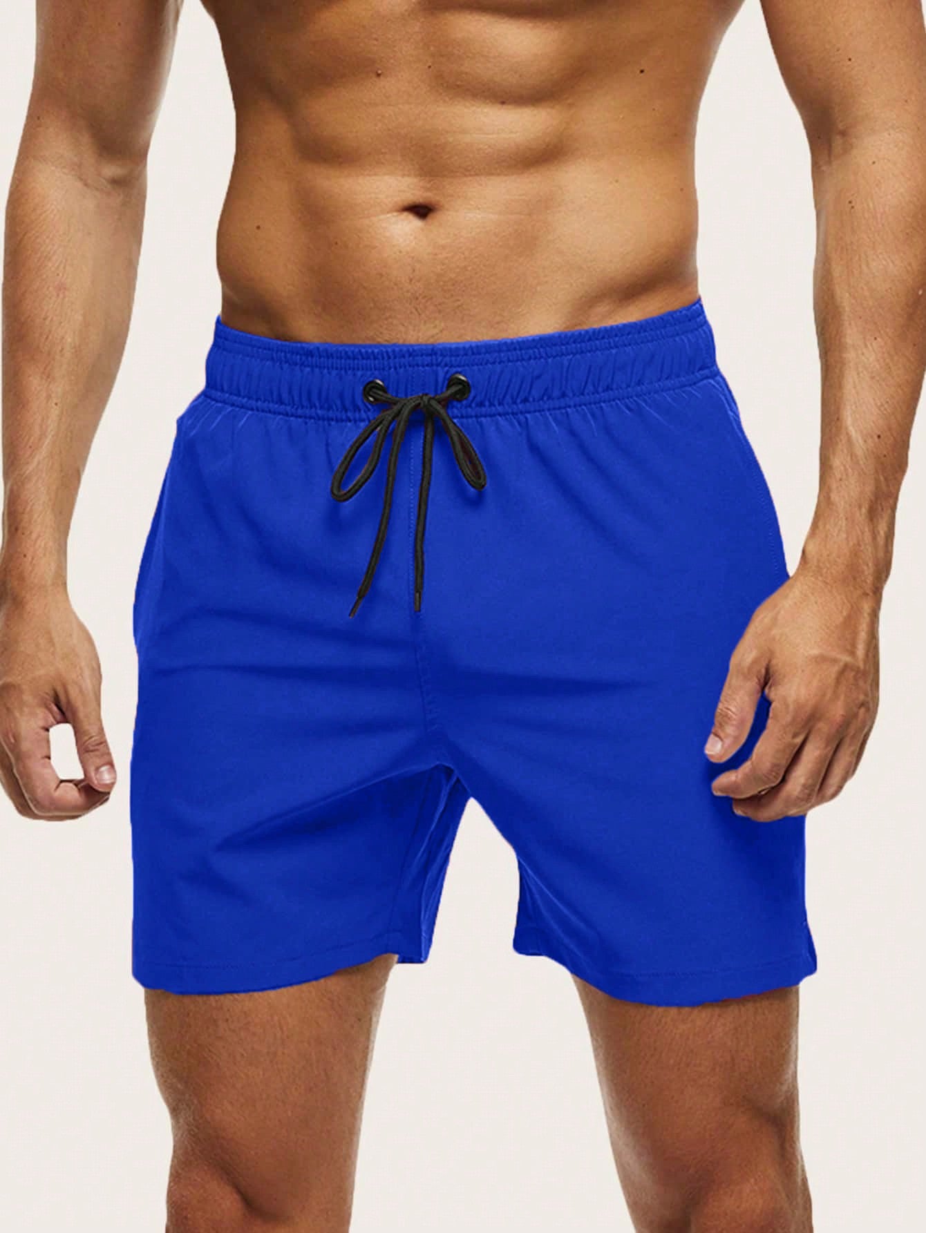 Badeshorts til Mænd - Hurtig Tørring, God Komfort - Blå - Herre Shorts - {{ product_tags }