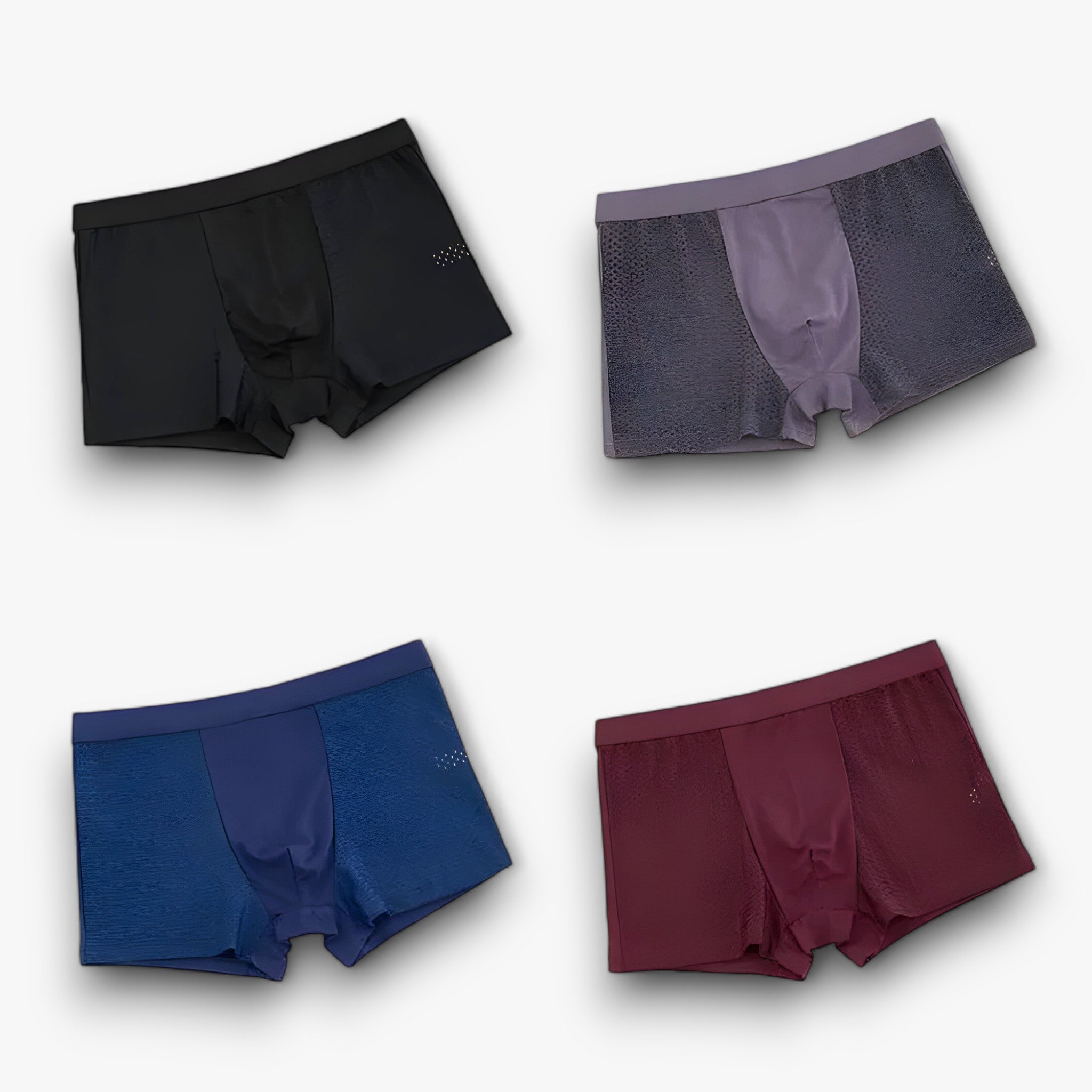Aiden | Classic Boxer Pants - Boxershorts til mænd med ubesværet appel (4+4 GRATIS) - sort grå blå lilla - men's fashion - {{ product_tags }